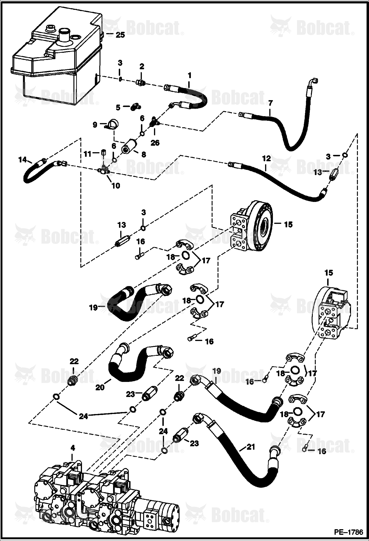 Hydrostatic Circuitry (W/Motors)