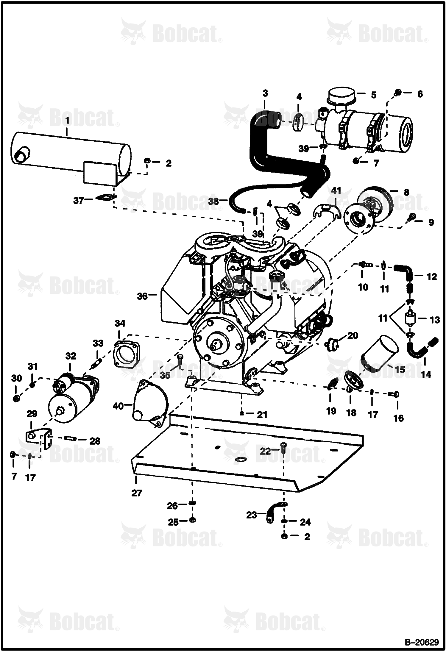 Engine & Attaching Parts