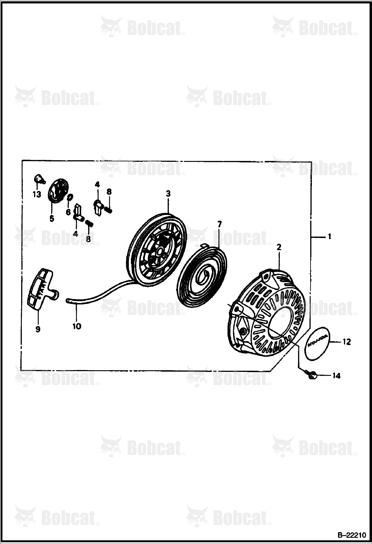 Honda Engine (Starter) (Engine S/N OB6041 & Above)