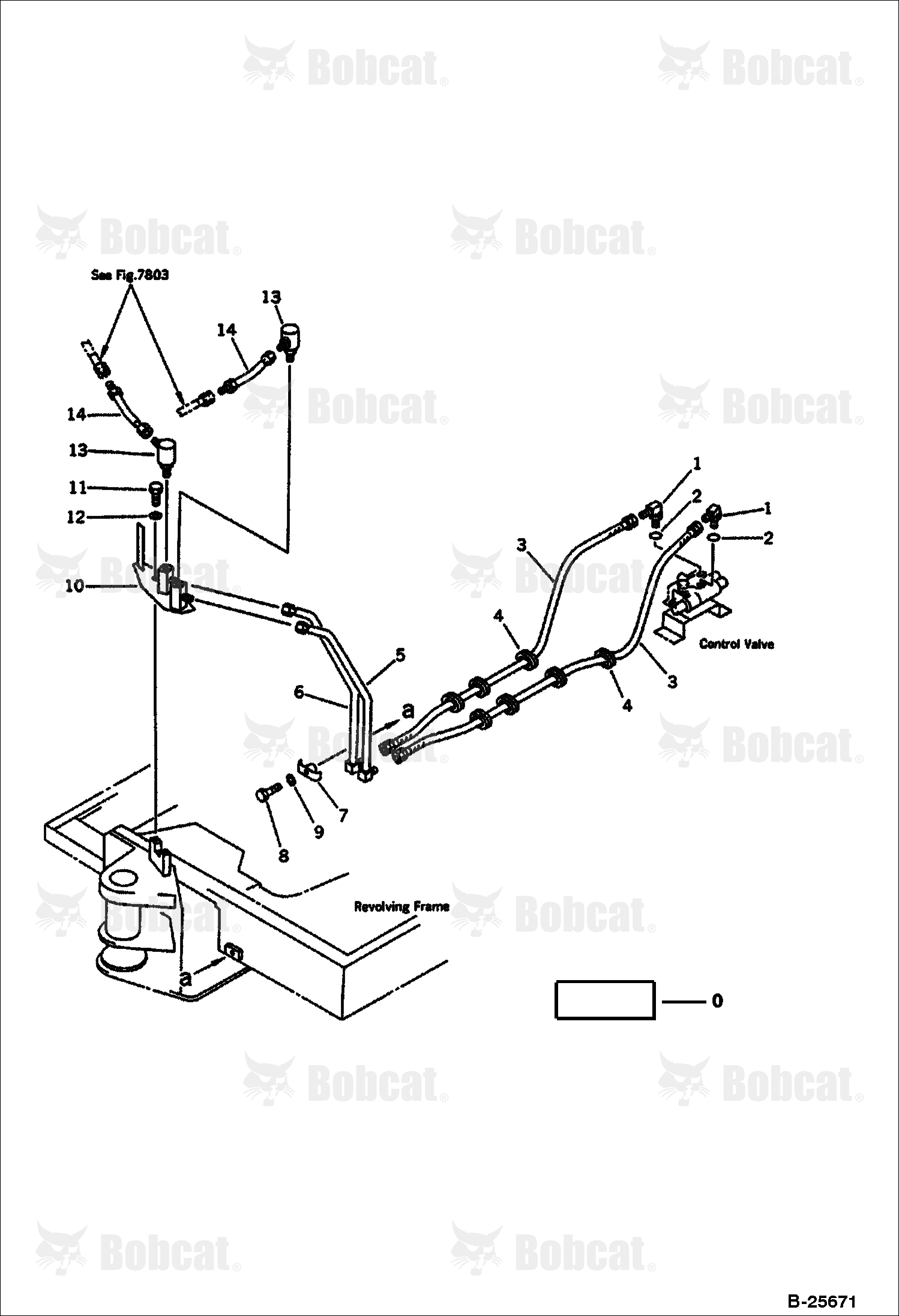 Hydraulic Piping (ATTACHMENT LINE) (CHASSIS SIDE)