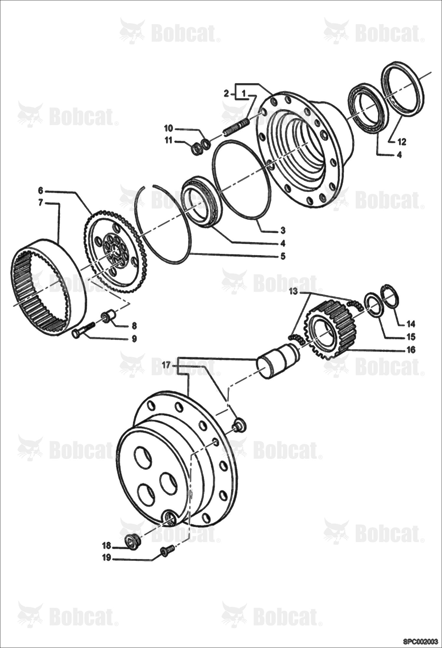 Hub Reduction - Front Axle / Rear Axle