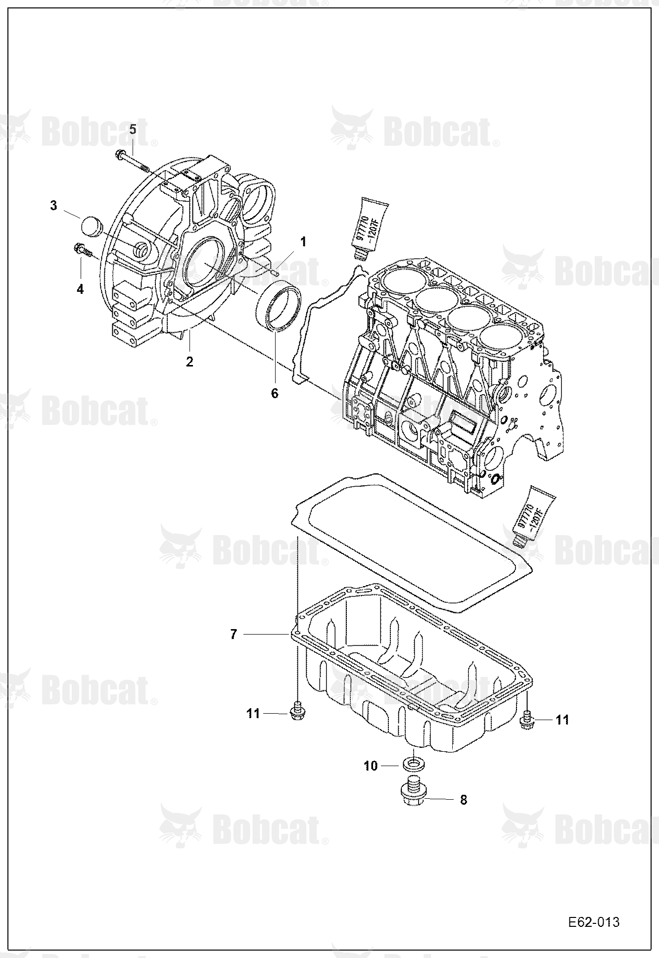 Flywheel Housing & Oil Pan