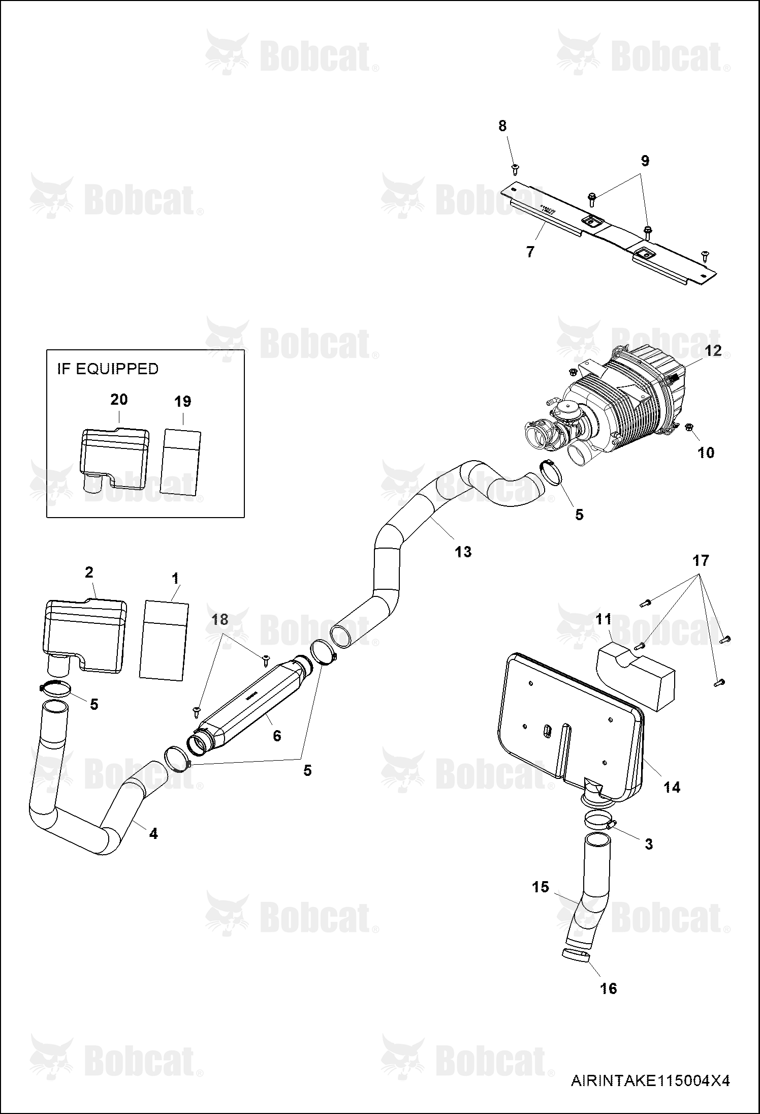 ENGINE, Air Intake AJNT11001 - AJNT19999