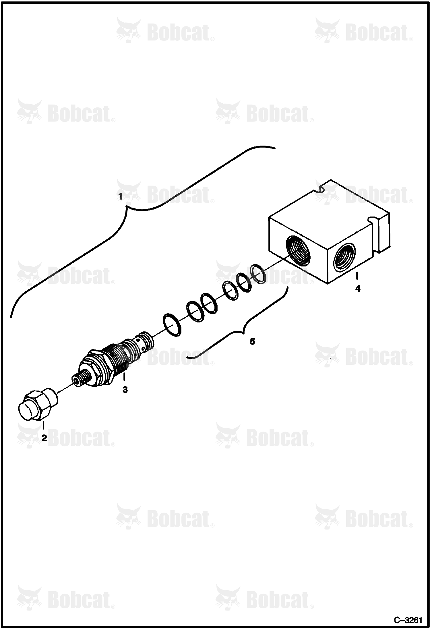 Drop Valve (For Excavators Sold in Scandinavian Countries)