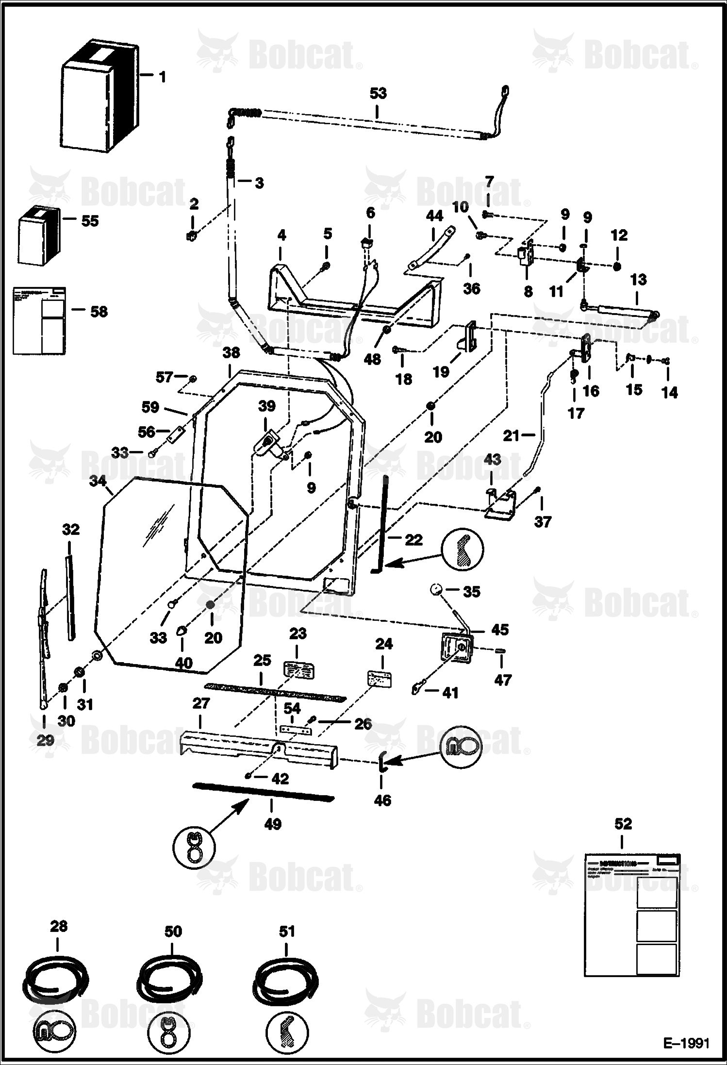 CAB Door (RH Hinged)