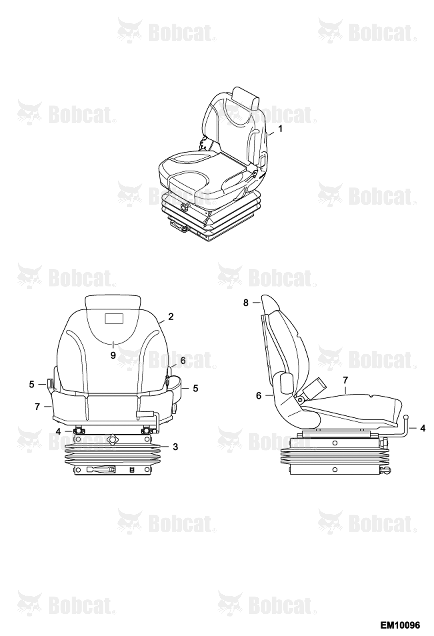 Seat & Suspension A8HM13000 & Above