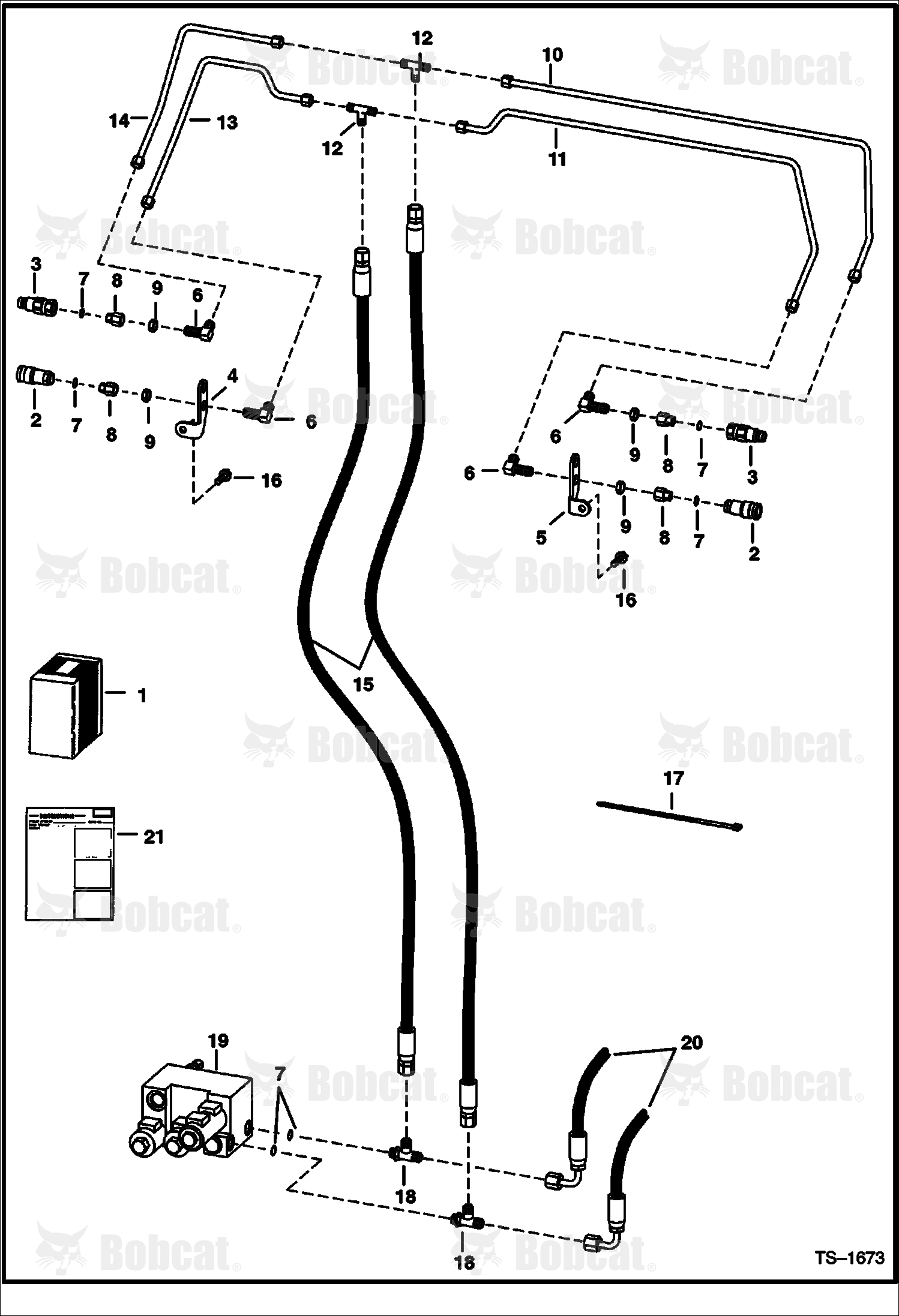 Rear Auxiliary Kit (High Flow Hydraulics) (W/ FF Couplers)