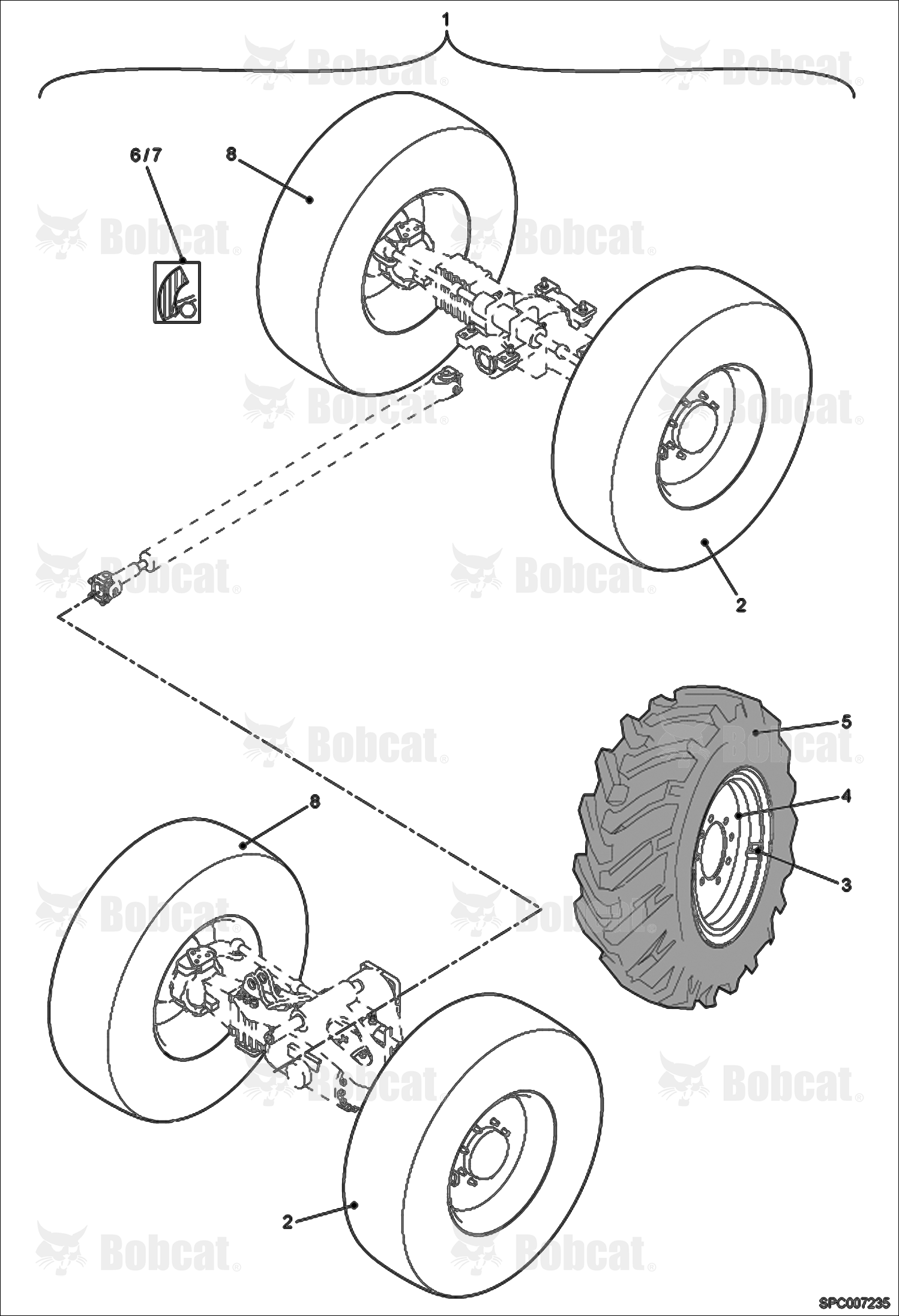 Wheels (Titan 400/70-R20)