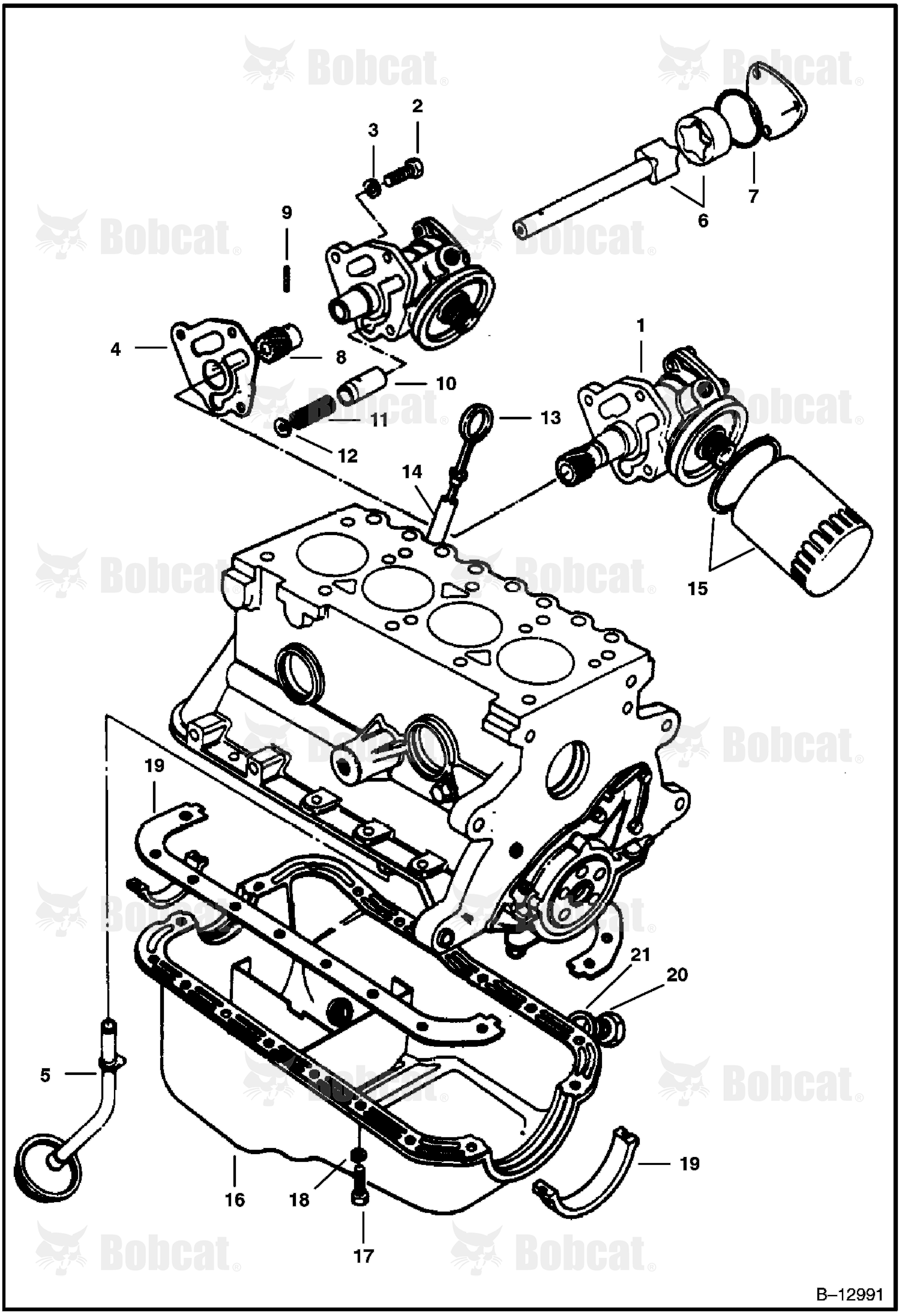 Oil Pump & Oil Pan  506912001 & Above