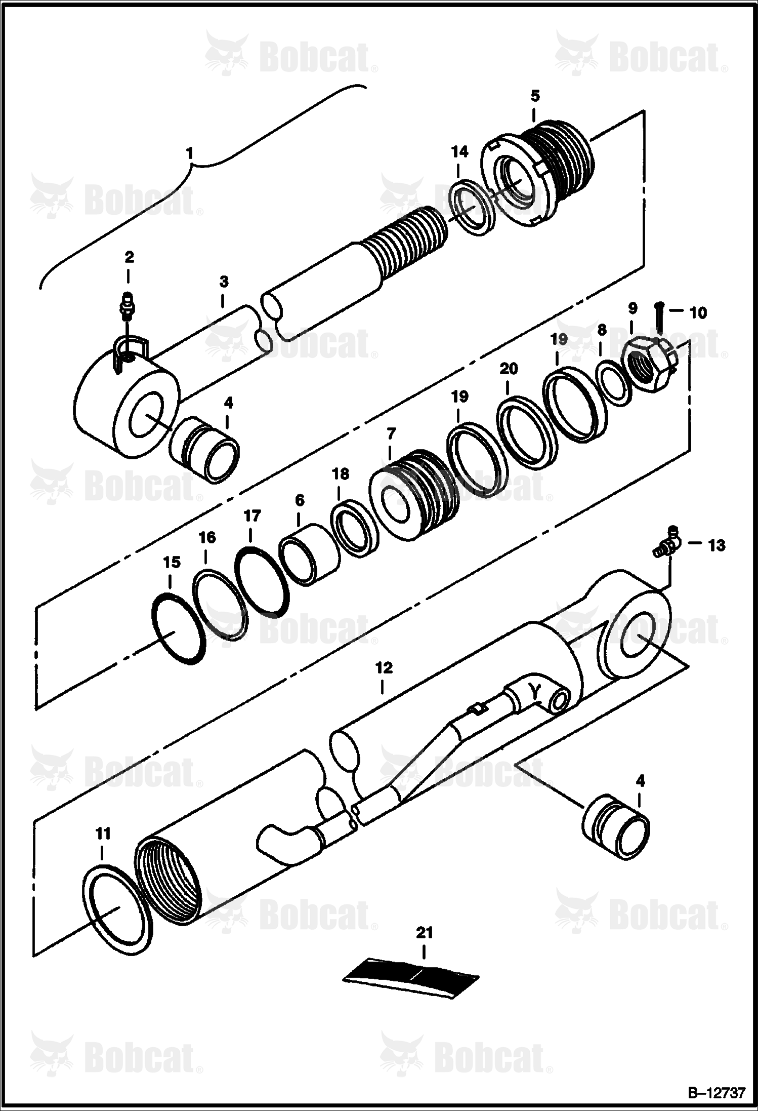 Bucket Cylinder (Original Equipment)