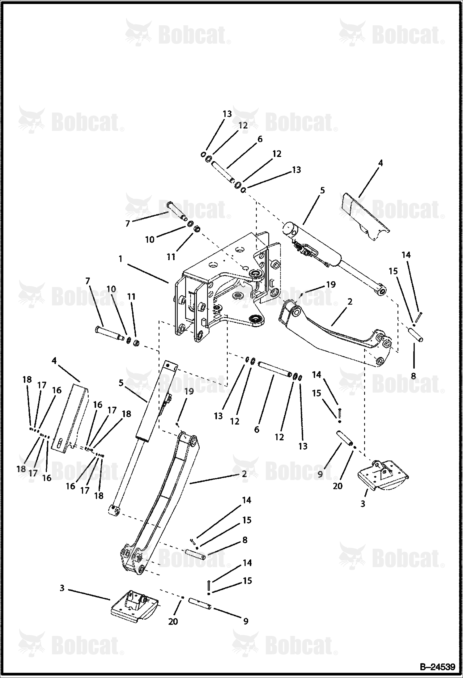 Center Mount Backhoe (Trunnion)