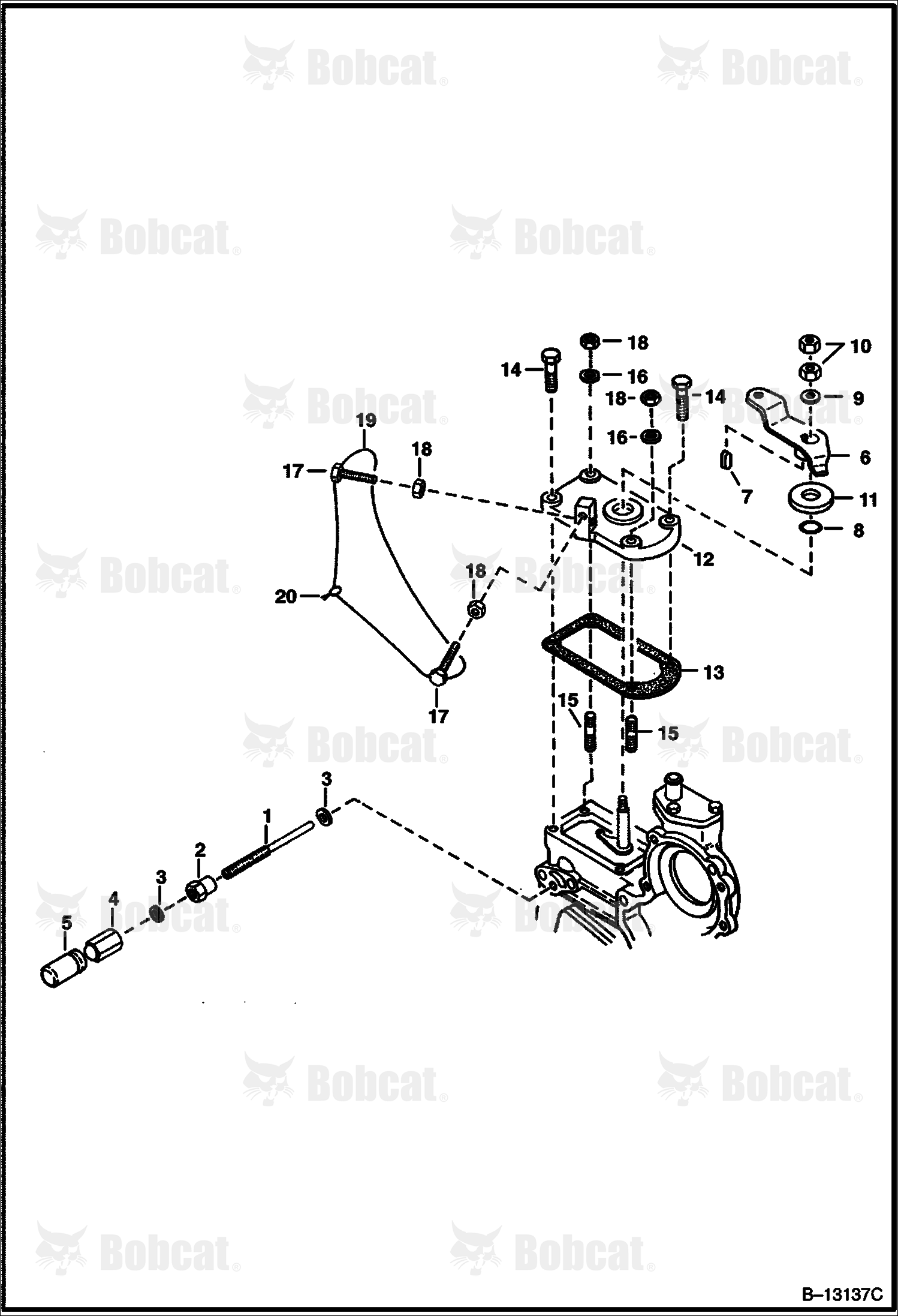 Speed Control Plate (Kubota - V2003-T-2EB - Tier II Replacement)