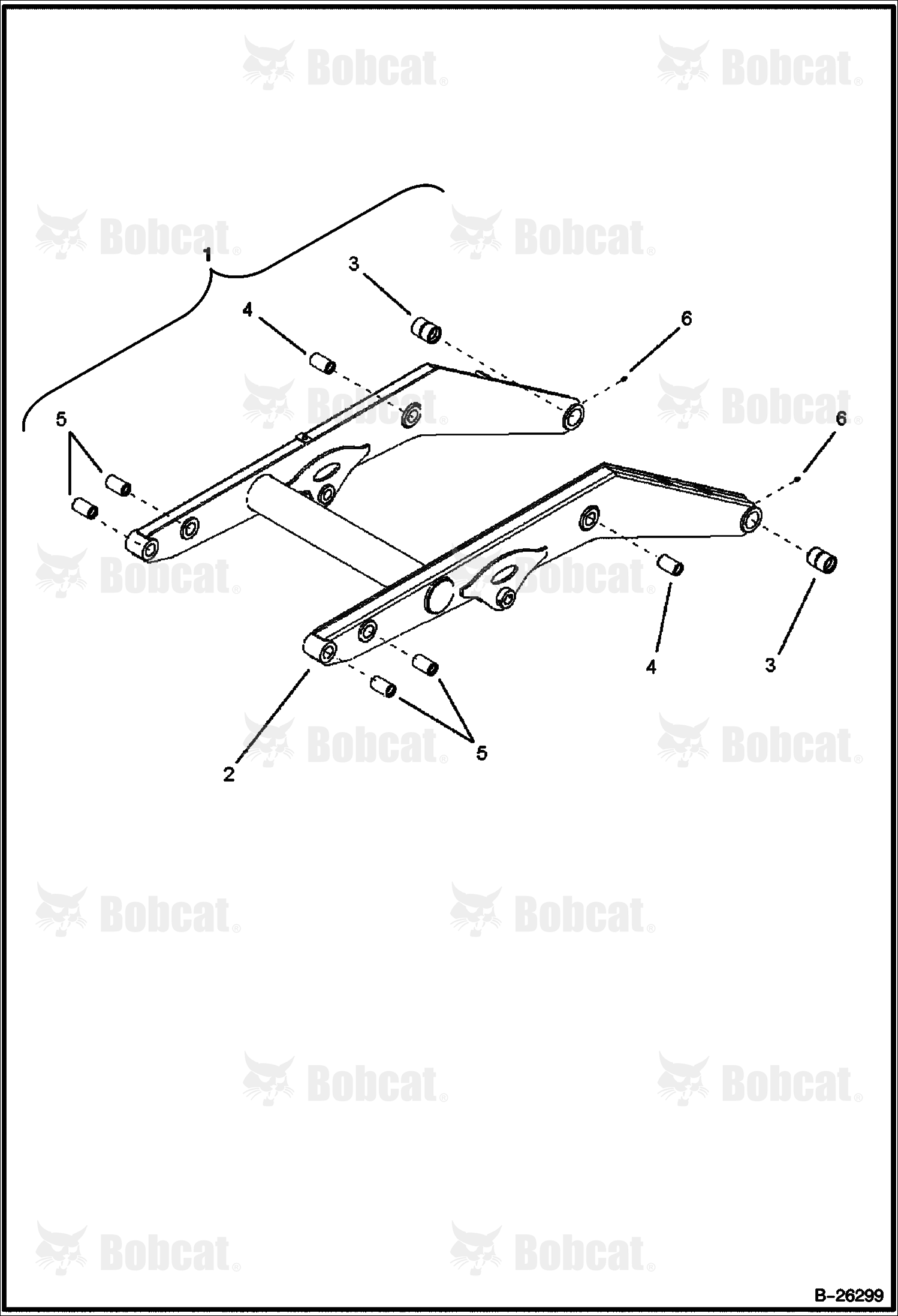 Lift Arms (BL370) (BL375)  570411035 & Above, 571811014 & Above