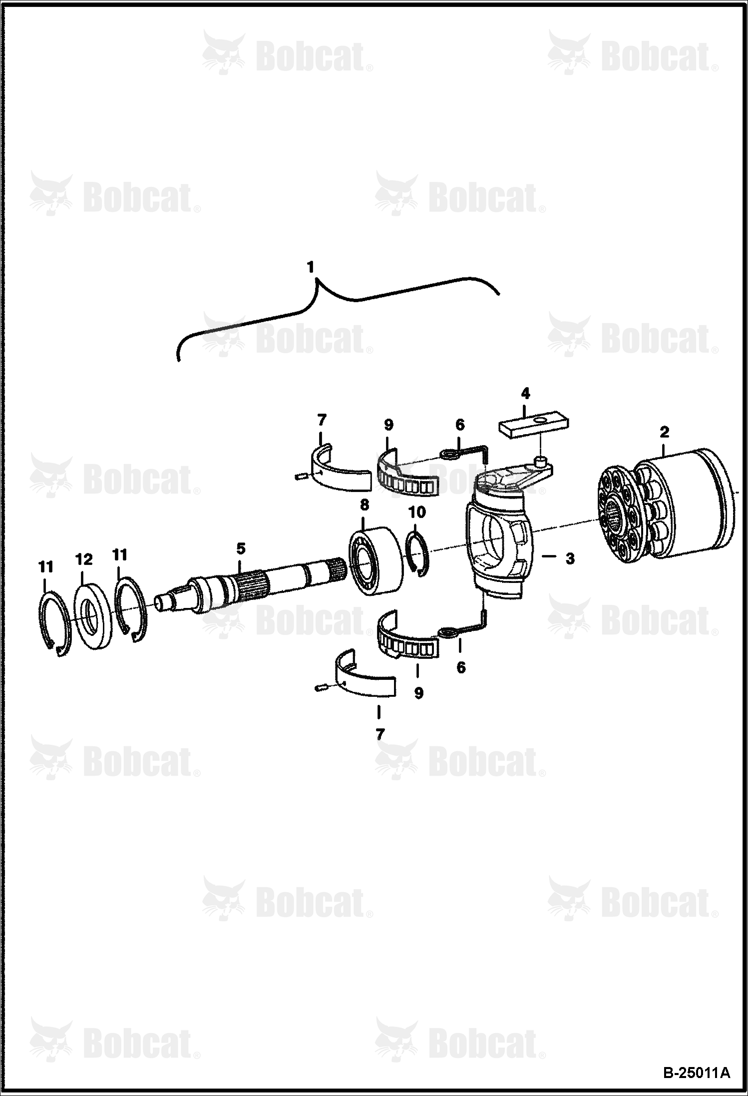 Hydrostatic Pump (Rotary Group) (LH) (Selectable Joystick Controls) (R902136745)