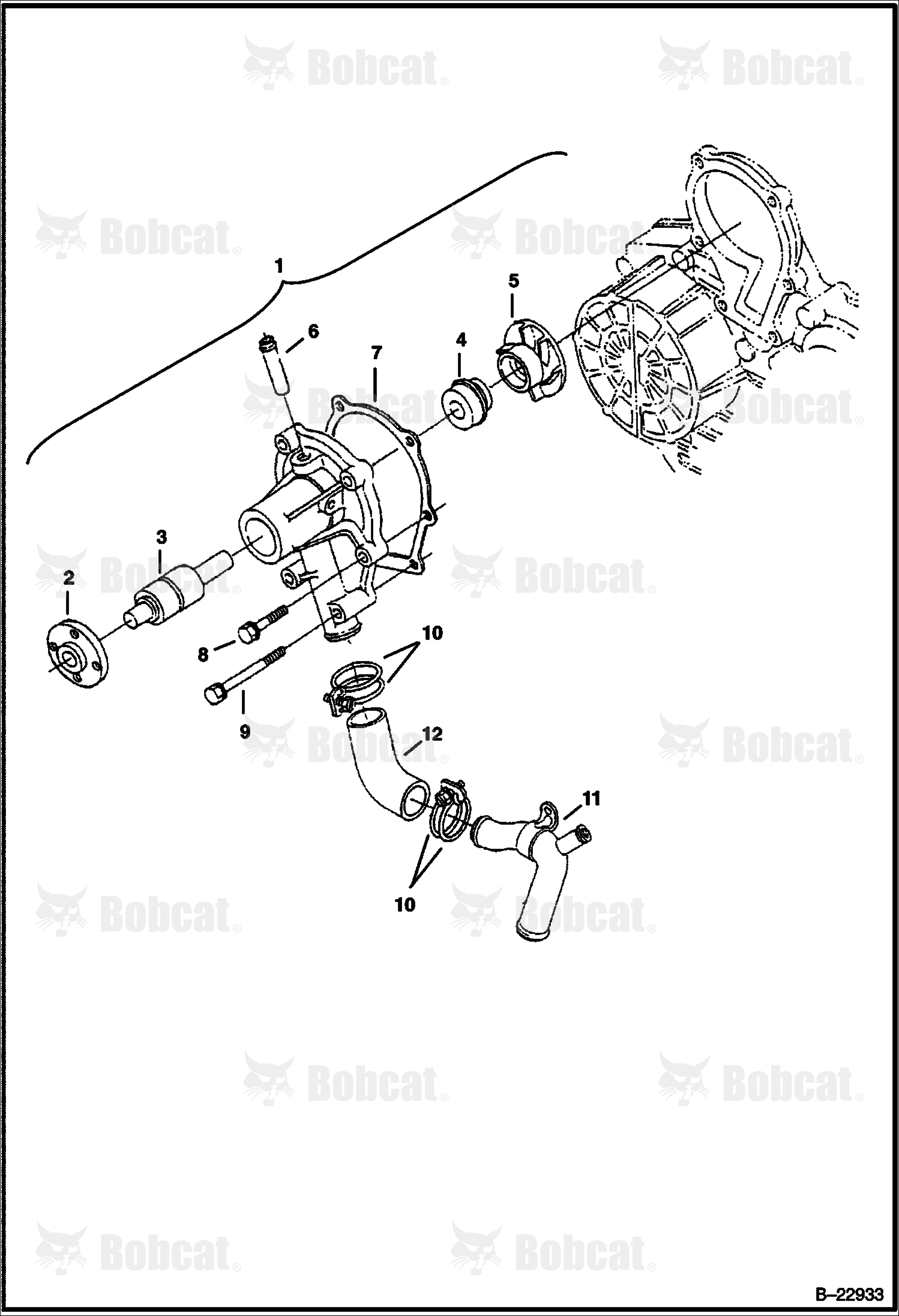 Water Pump (Tier I)  572211001 & Above