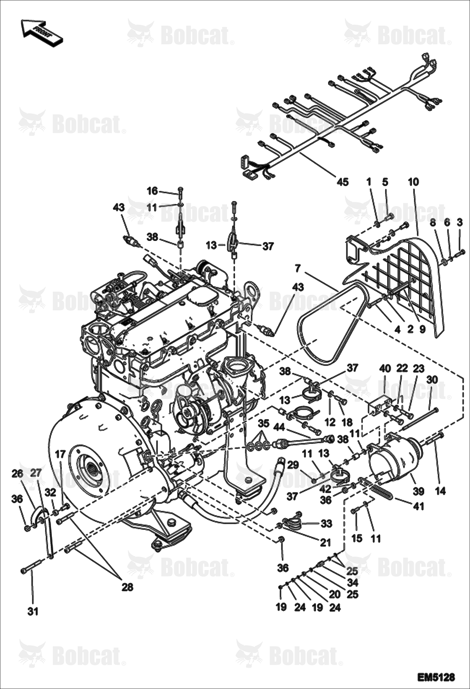 Engine Electrical Components Installation