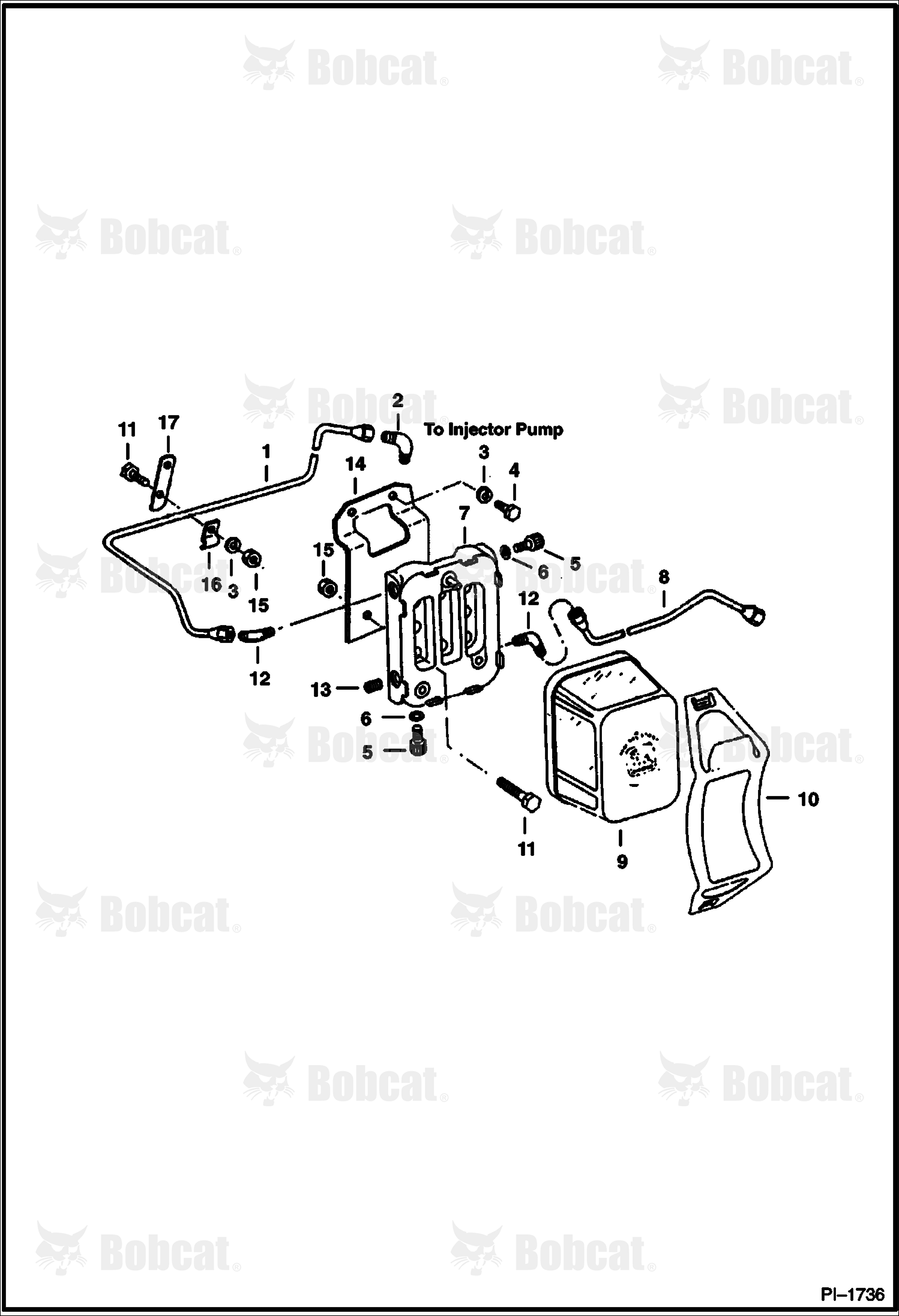 Fuel Filter & Lines (Engine S/N 421306 & Below)
