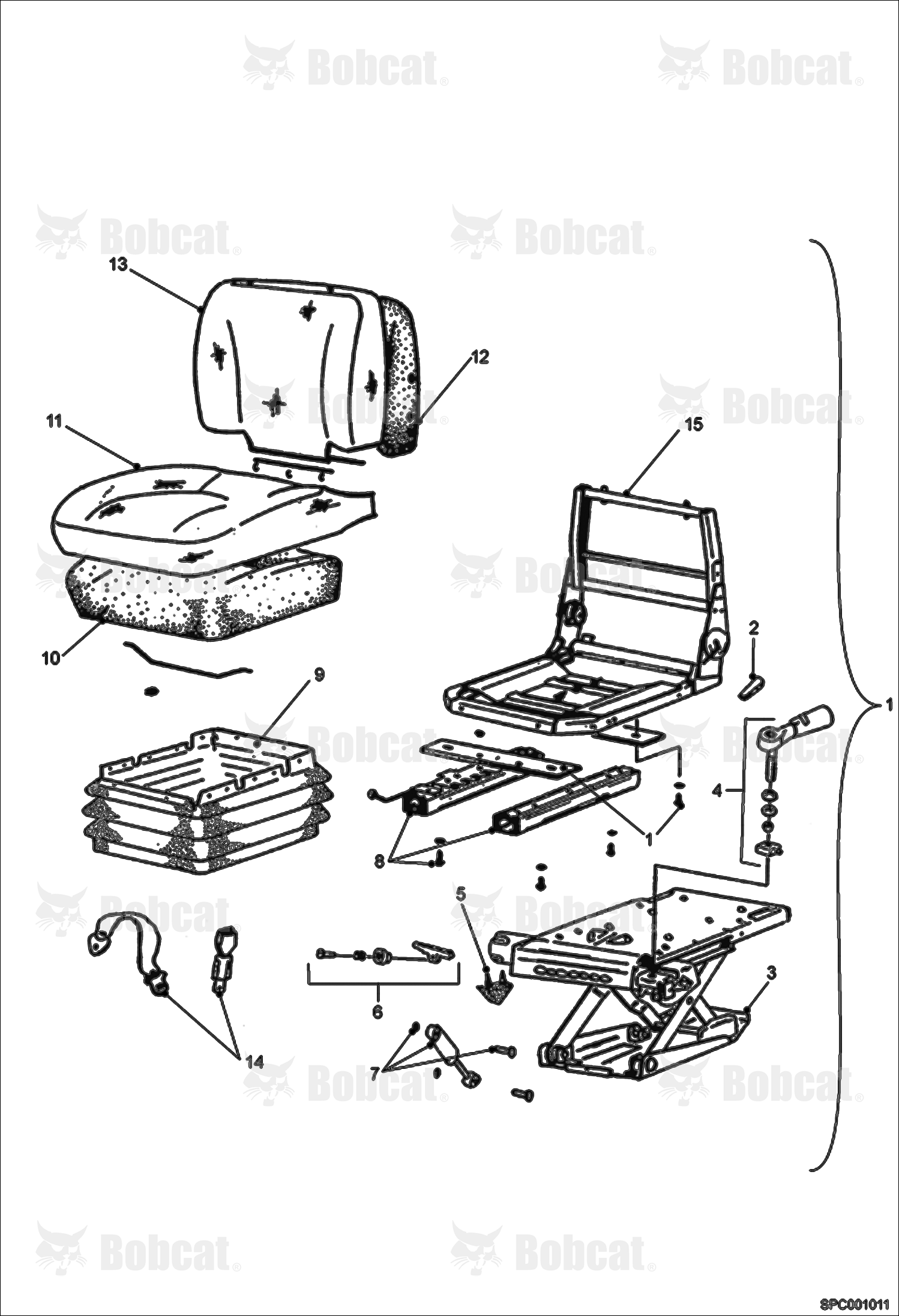 Seat & Suspension  A8GS11001 - A8GS12999