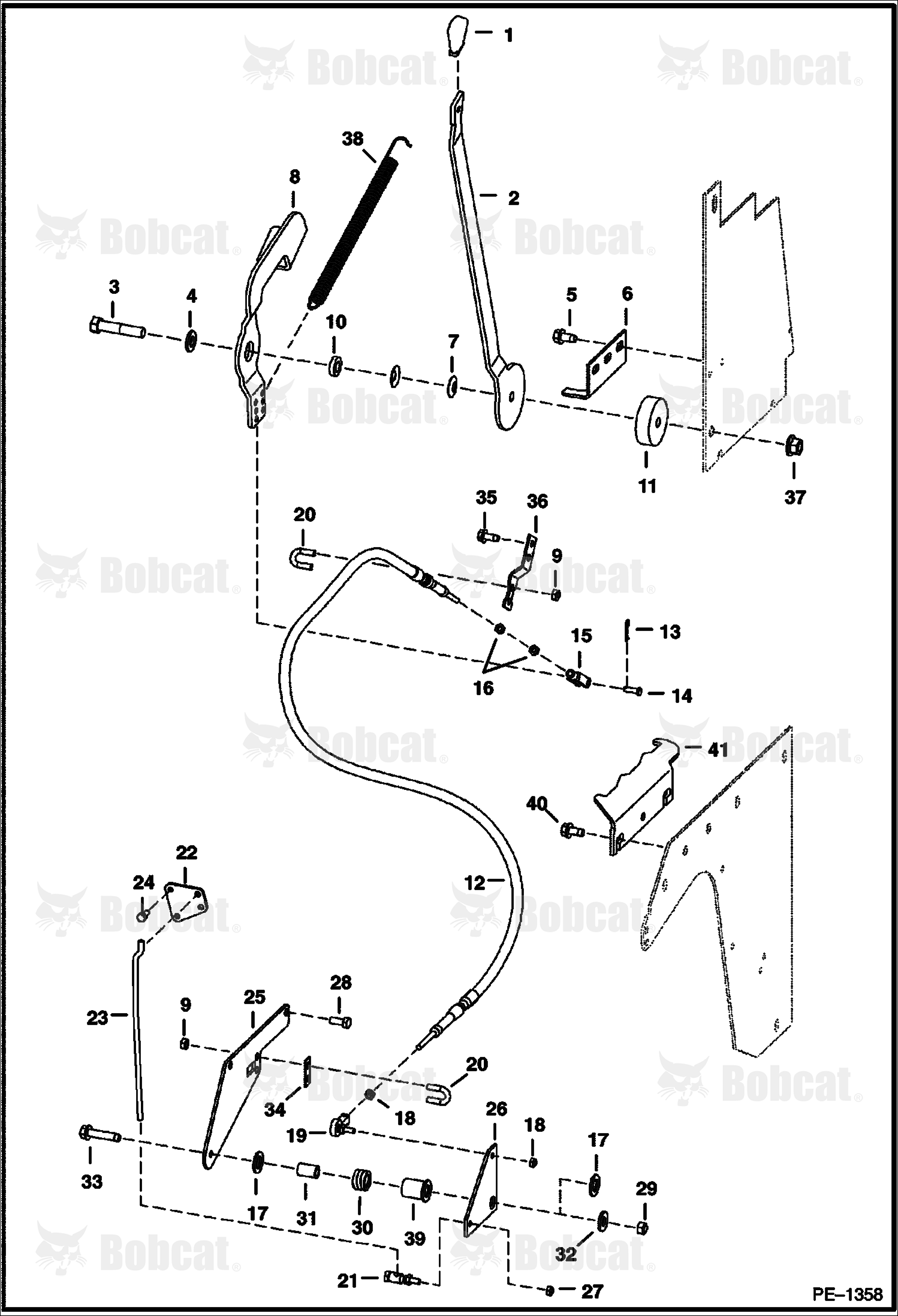 Throttle  519611307 & Below, 519711134 & Below