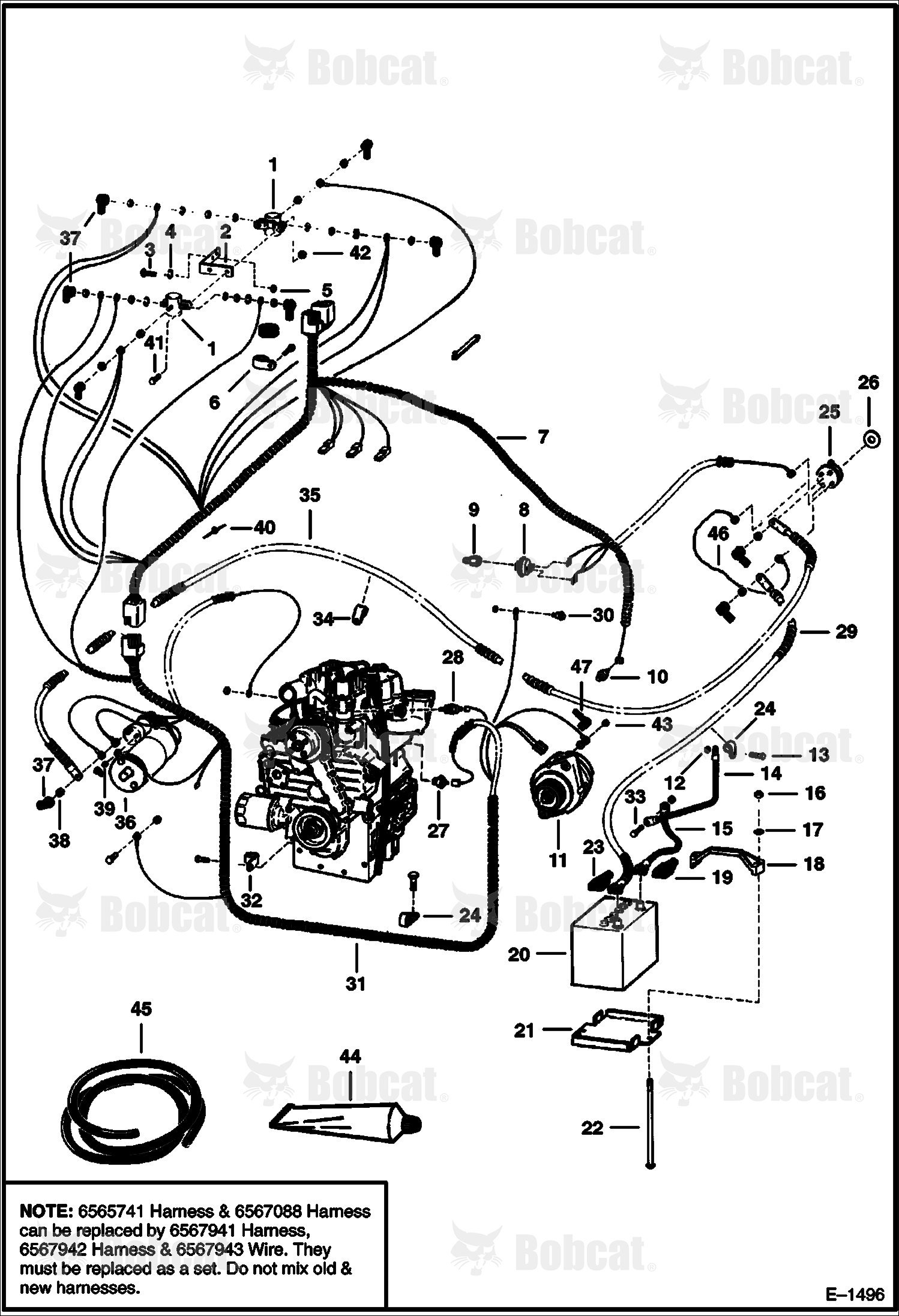 Engine Electrical 5025M50001 - 5025M51377