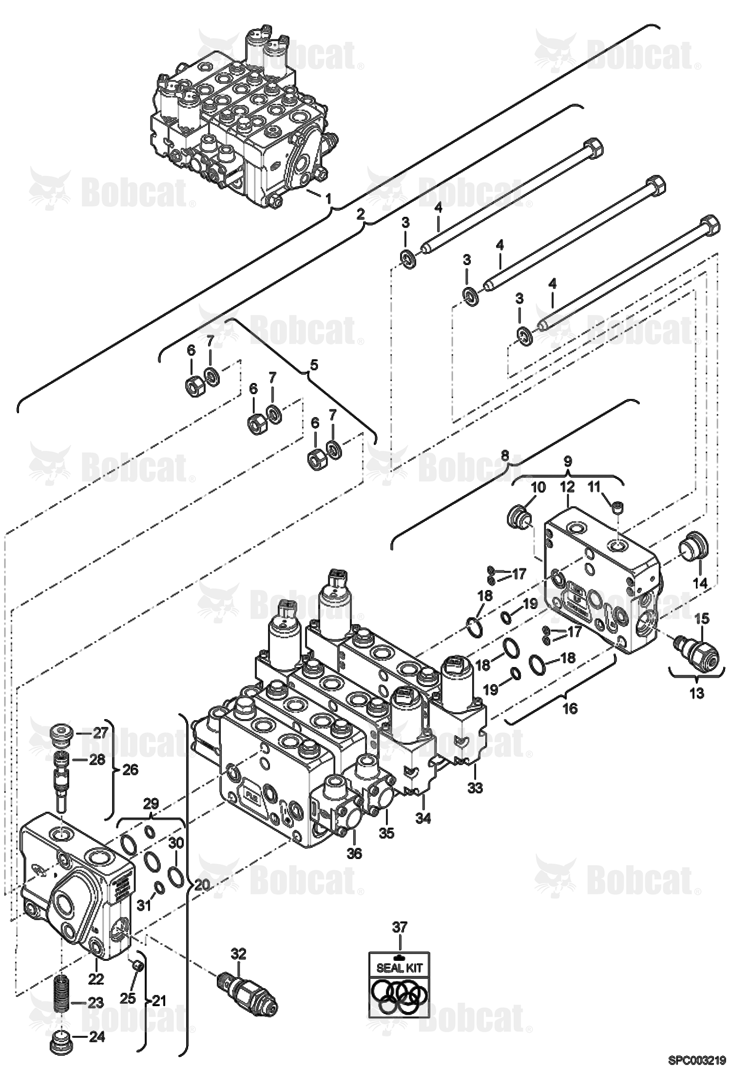 Control Valve Installation (Inlet, Outlet Section)  AC1C11001 - AC1C11238, AC1D11001 - AC1D11999