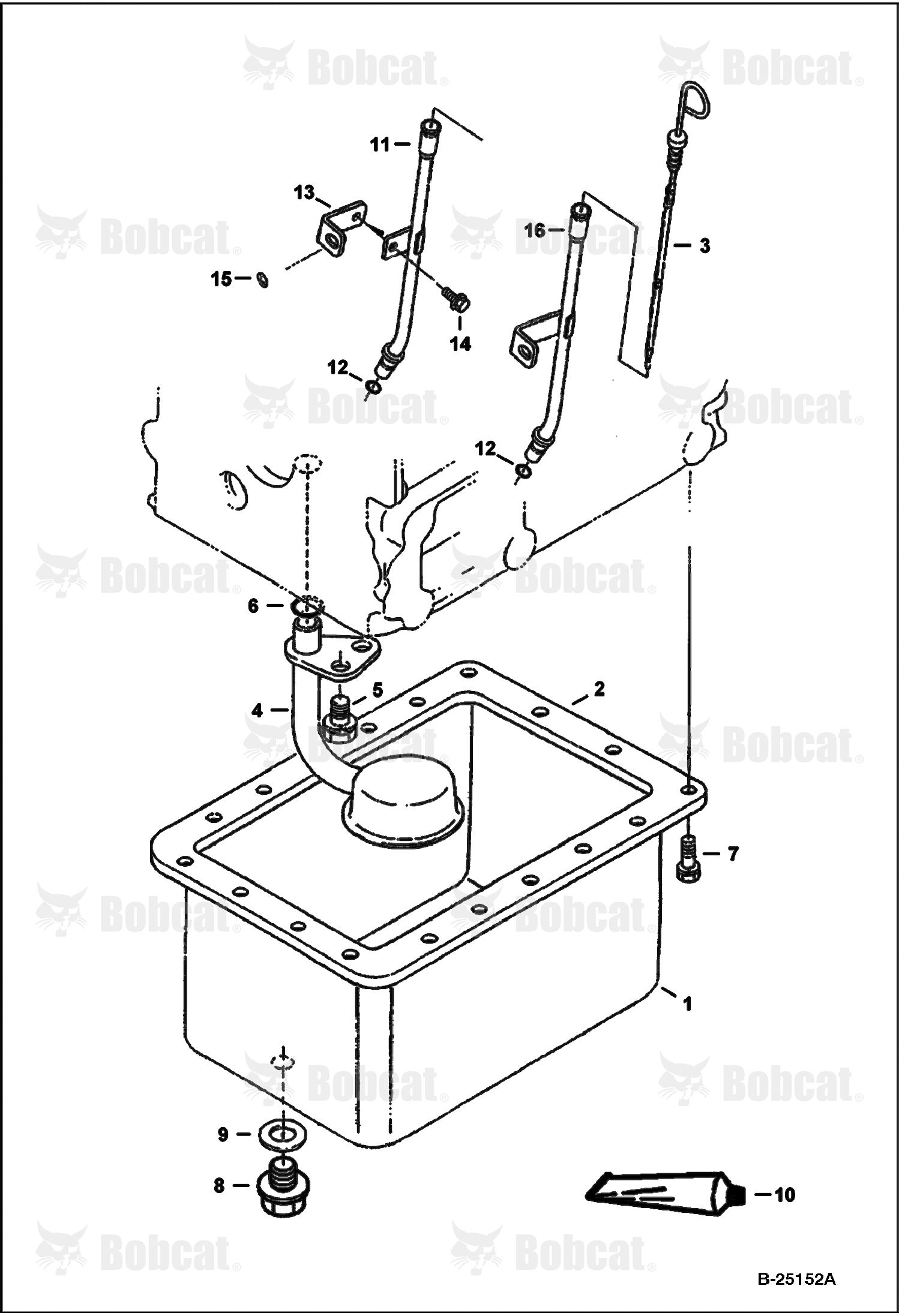 Oil Pan (Kubota D722-E2B-BC-3) (Tier II Replacement)