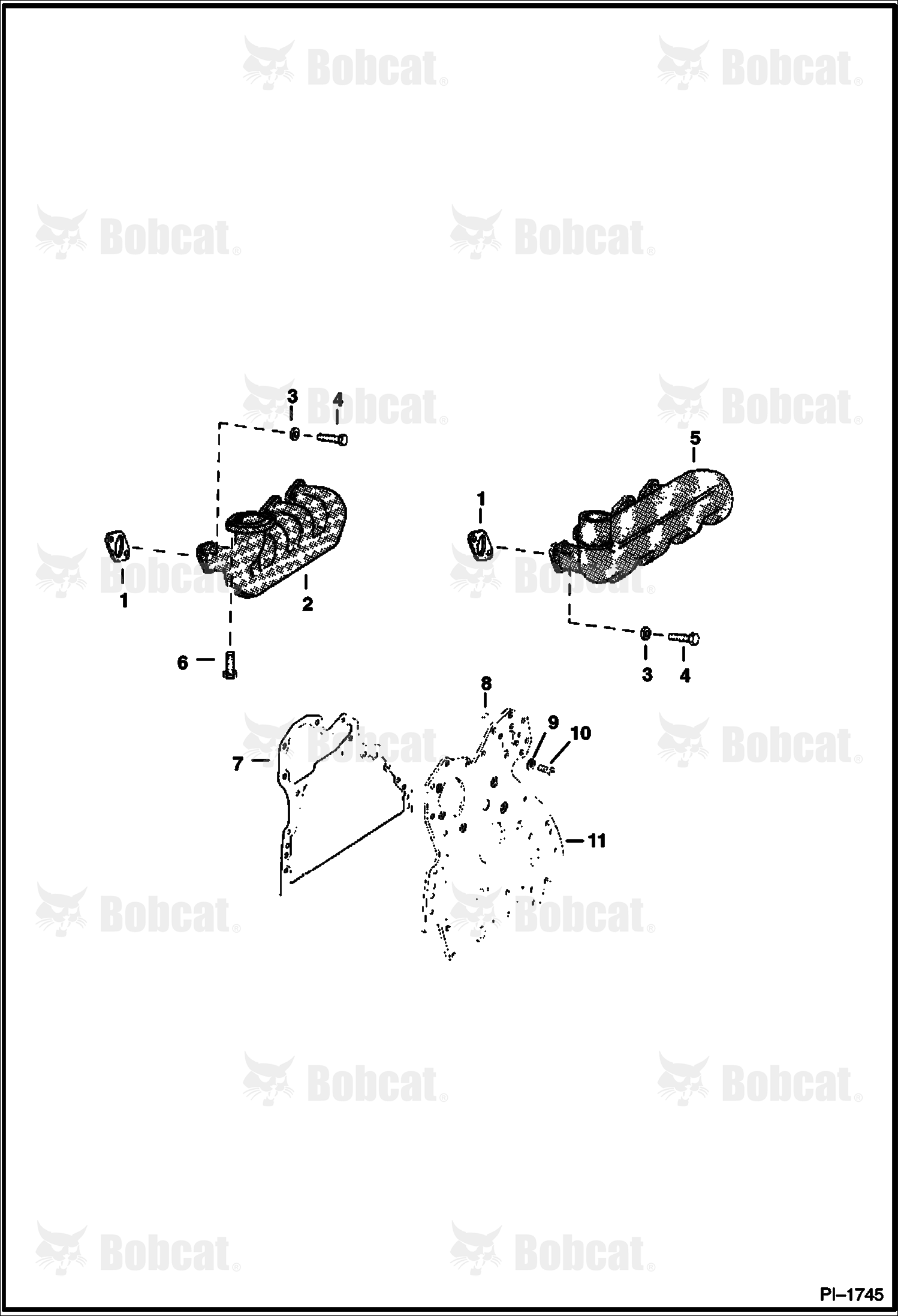 Exhaust Manifold & Front Plate
