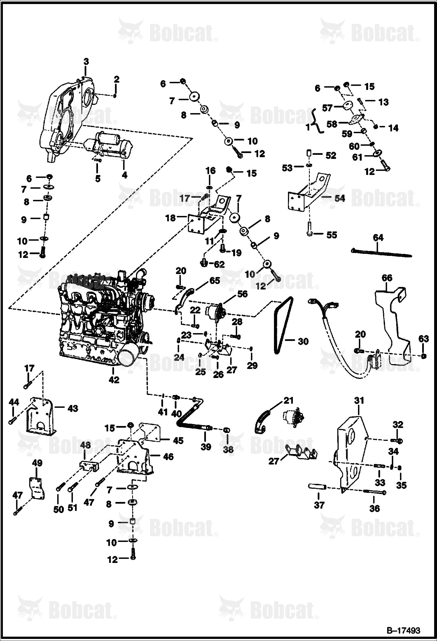 Engine & Attaching Parts (Engine Mounts)
