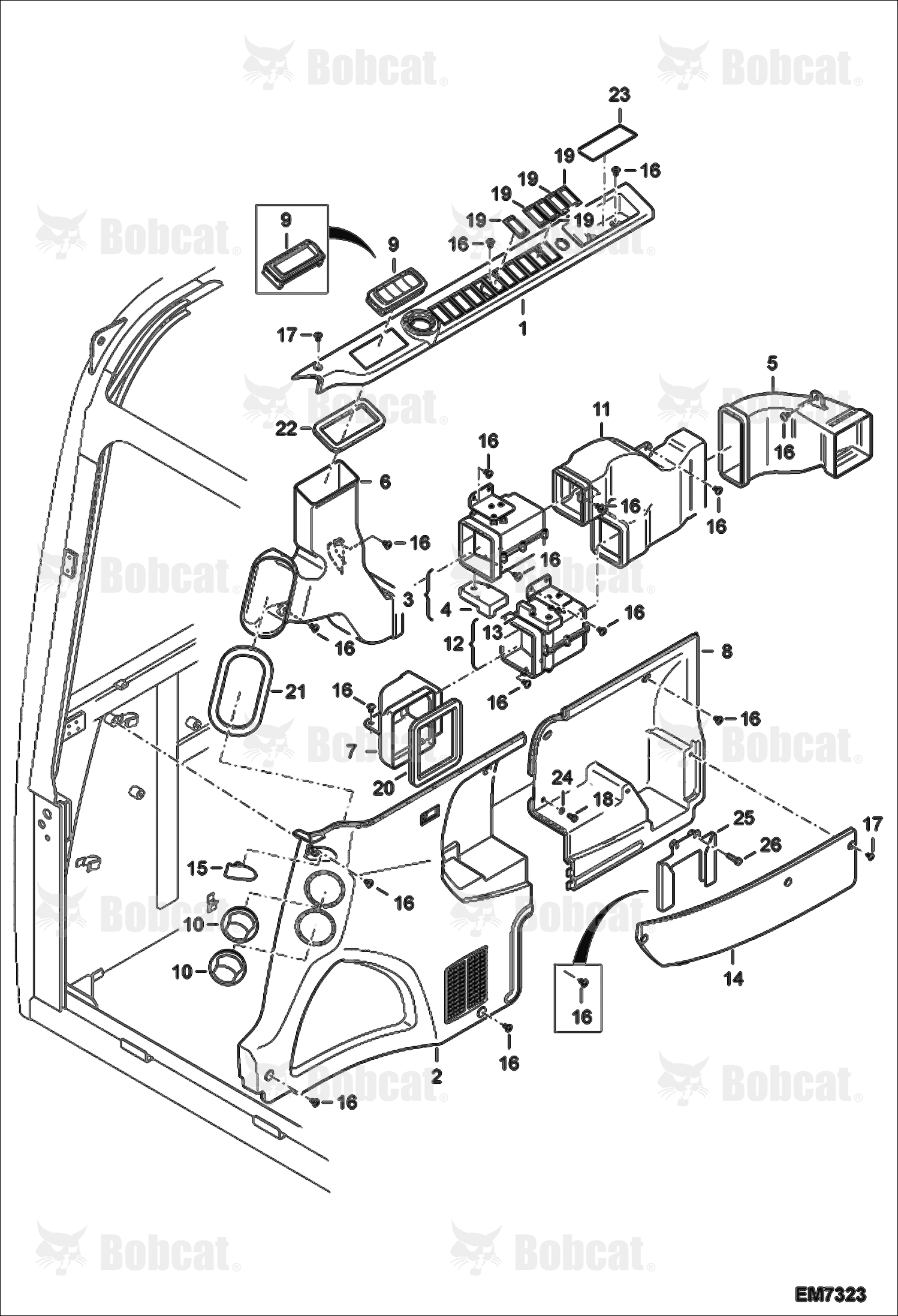 Air Conditioning (Side Covers & Ducts)