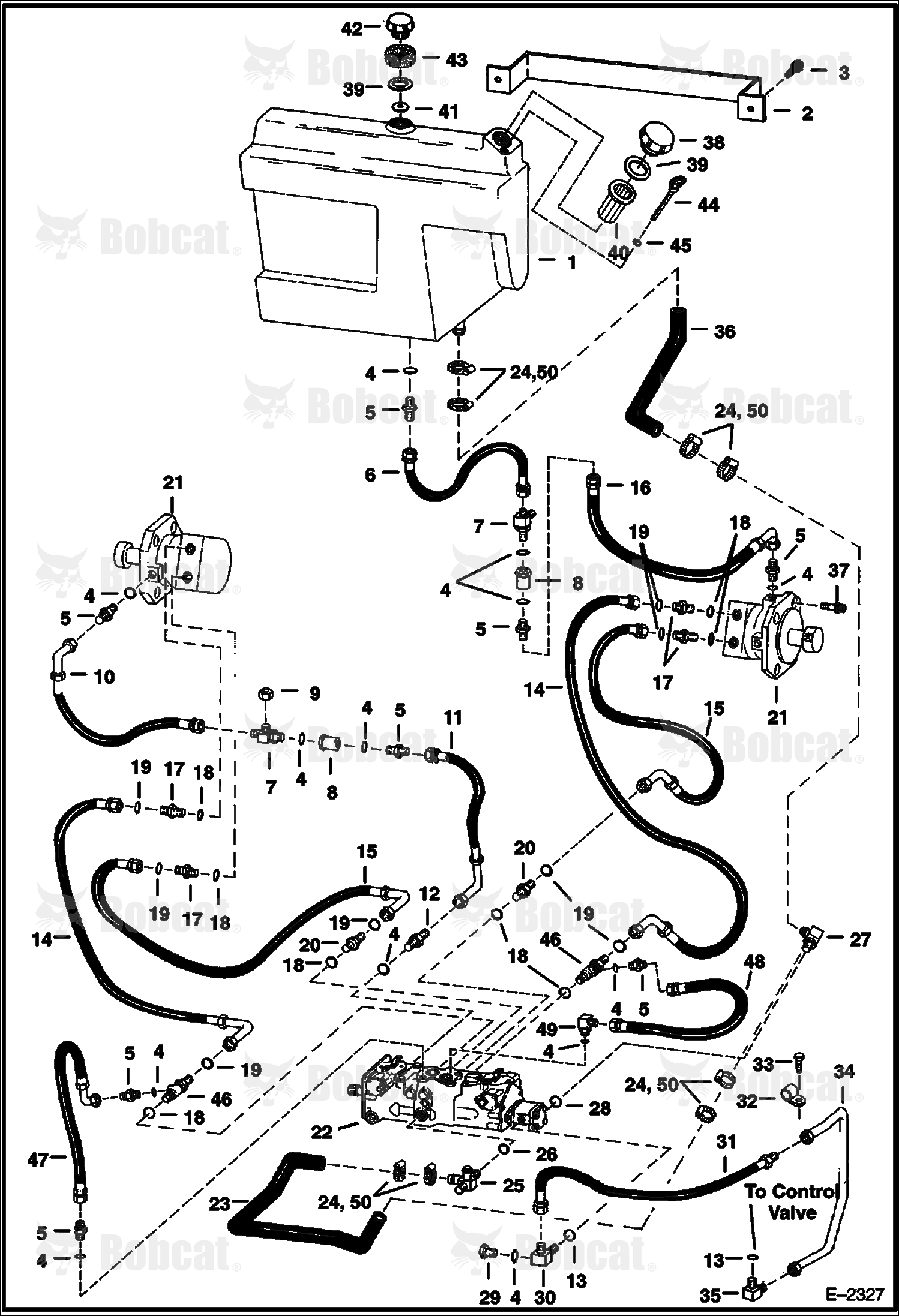 Hydrostatic Circuitry  514411001 - 514413792, 514511001 - 514511082, 514611001 - 514611076