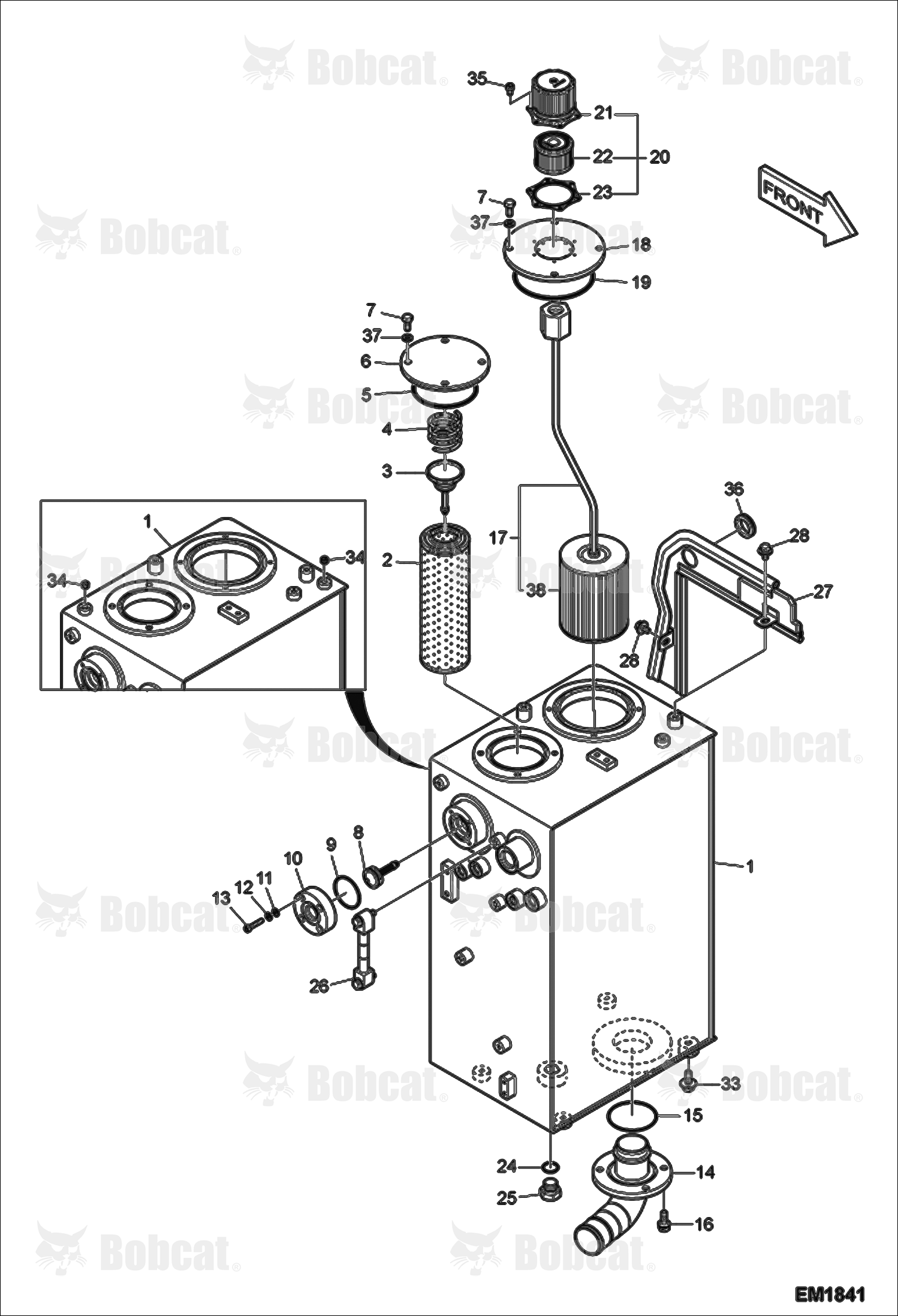 Hydraulic Circuitry (Oil Tank)