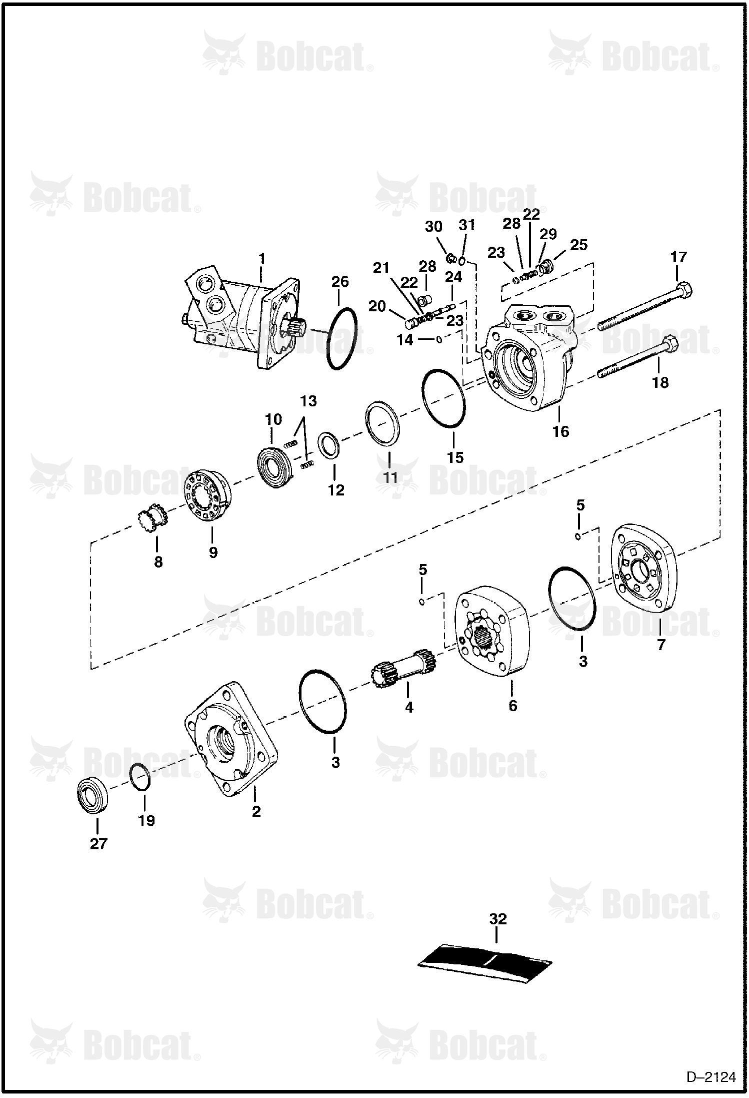 Hydrostatic Motor 512218843 & Below, 512440645 & Below, 512612191 & Below