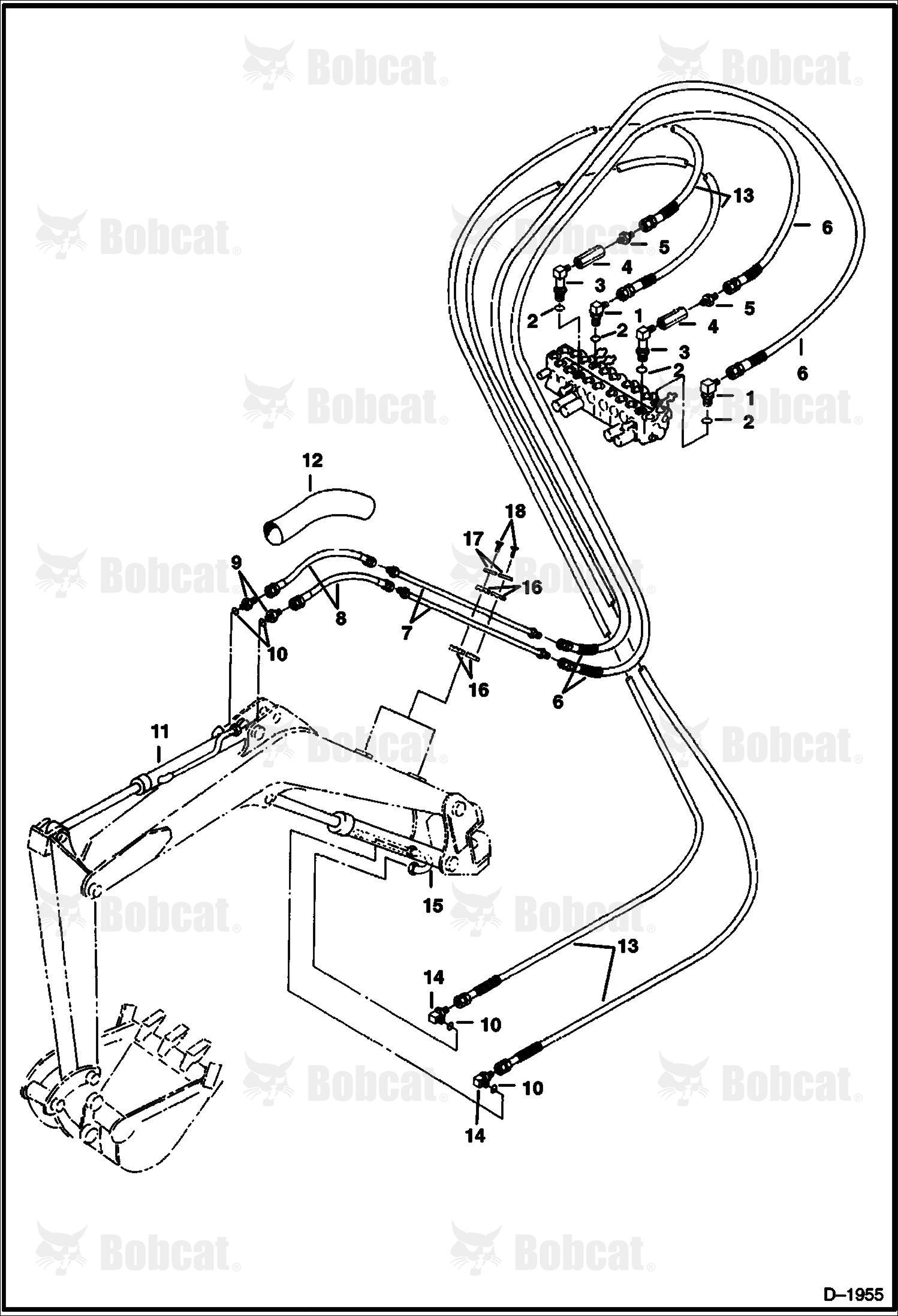 Hydraulic Circuitry (Arm & Boom)