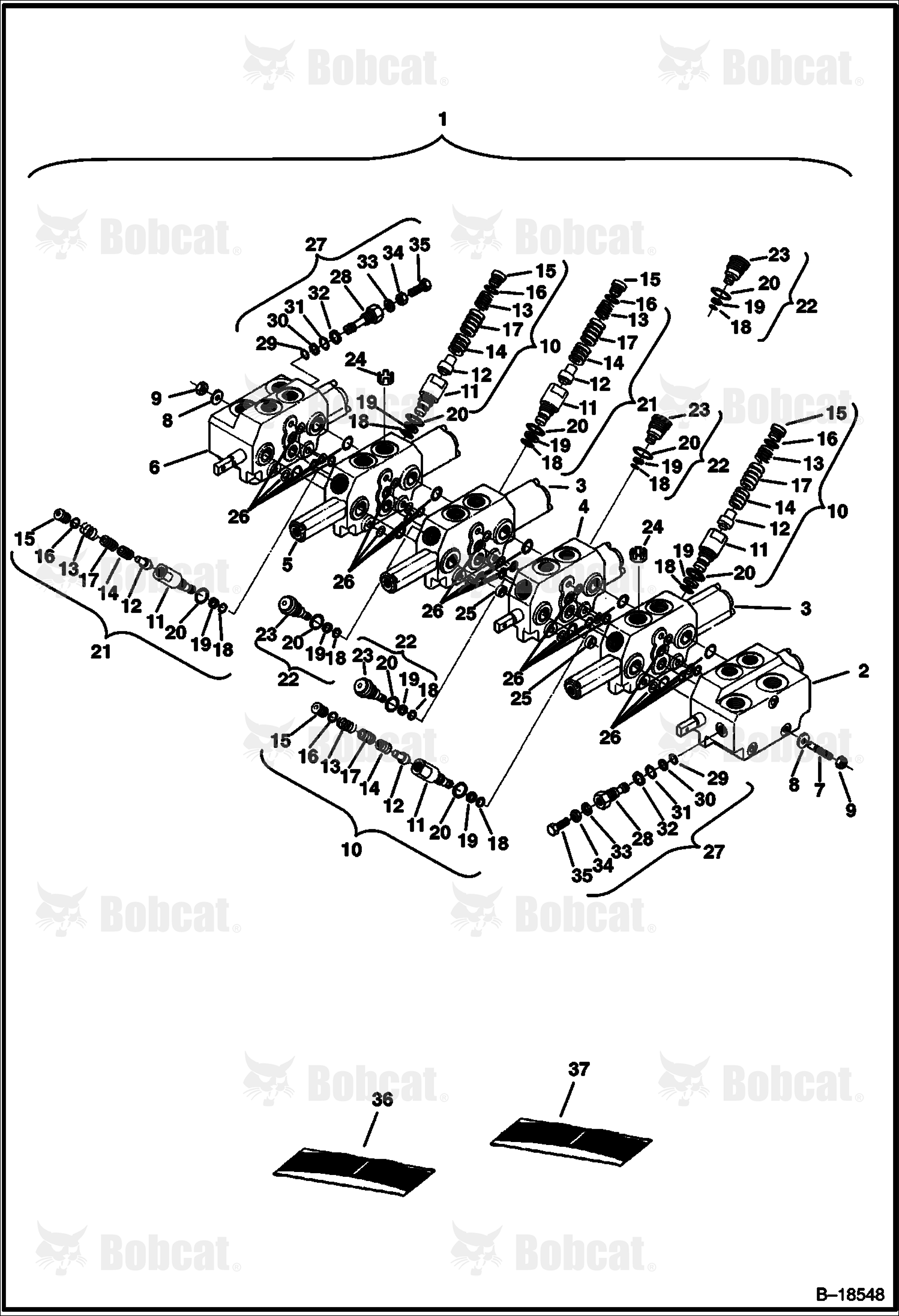Control Valve Assembly (6-Spool)