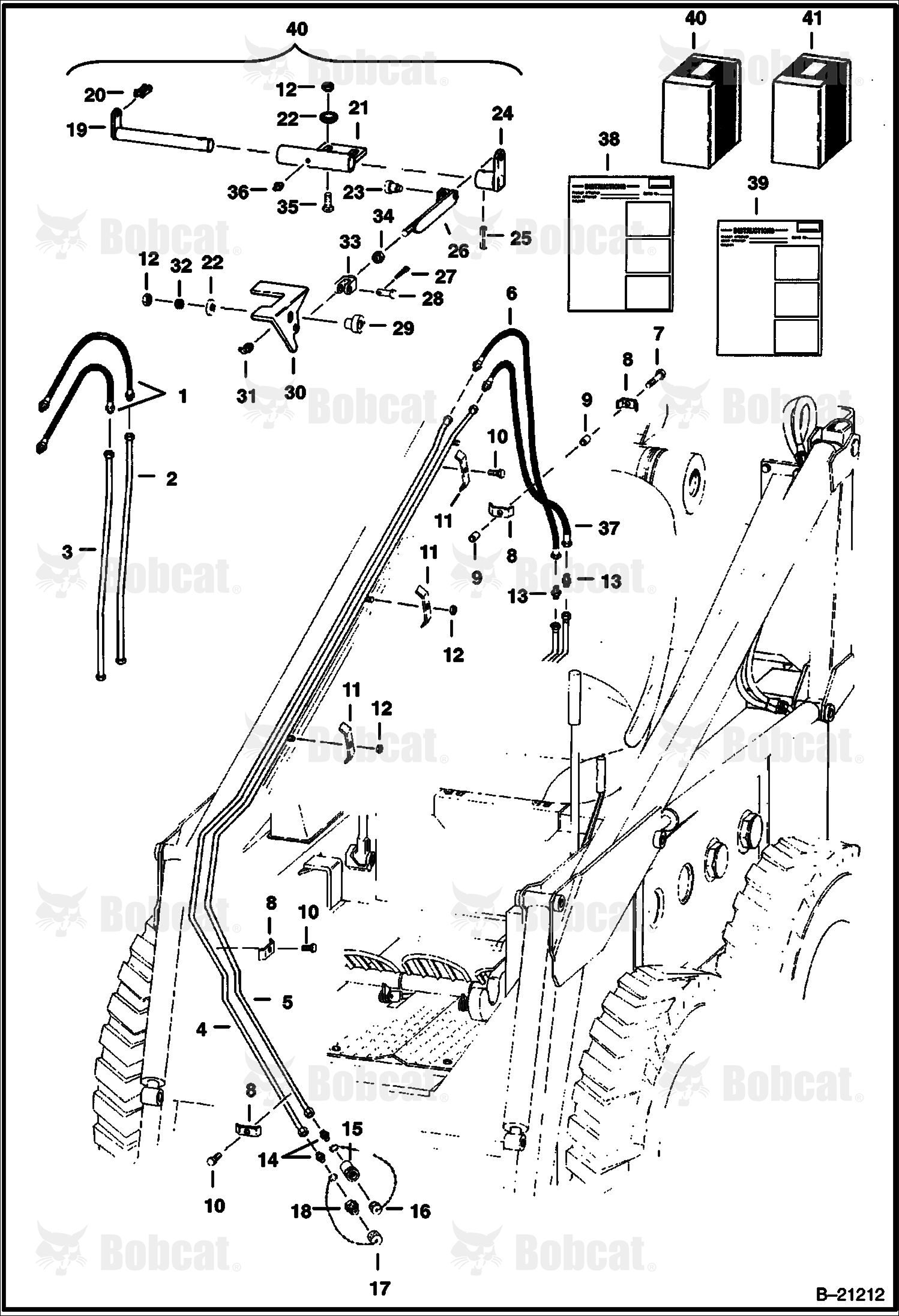 Auxiliary Hydraulic System (Boom Mounted - One Unit Control)