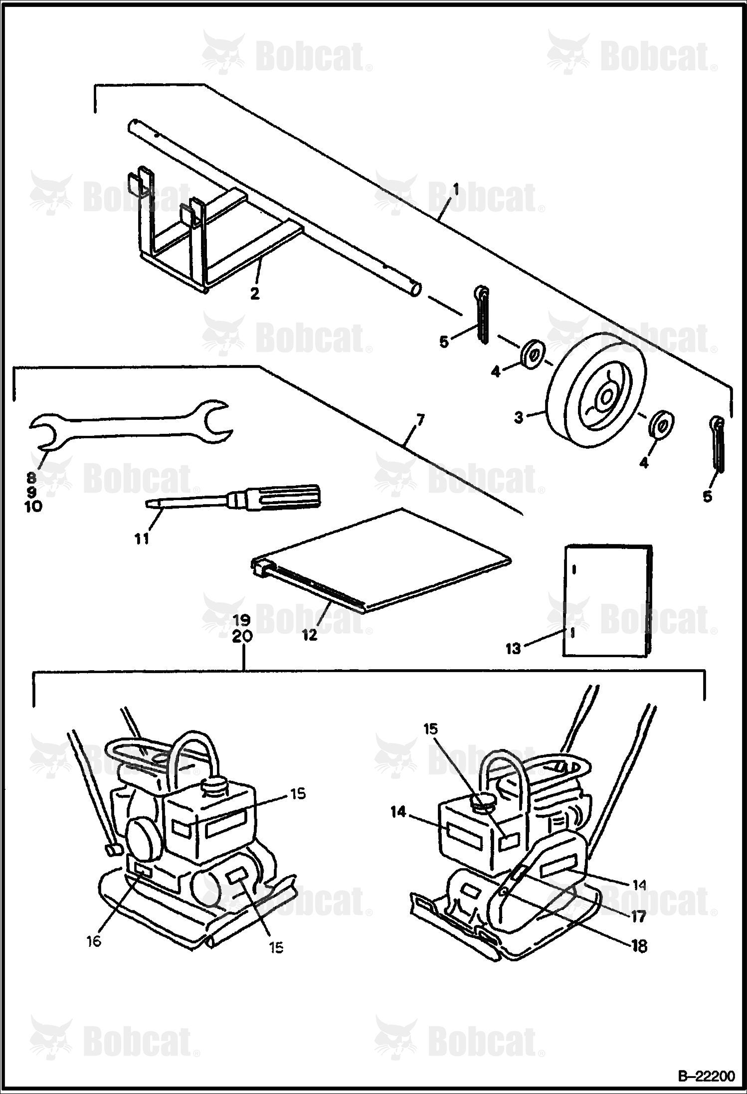 Cart Assembly (Tool Kit & Decals)
