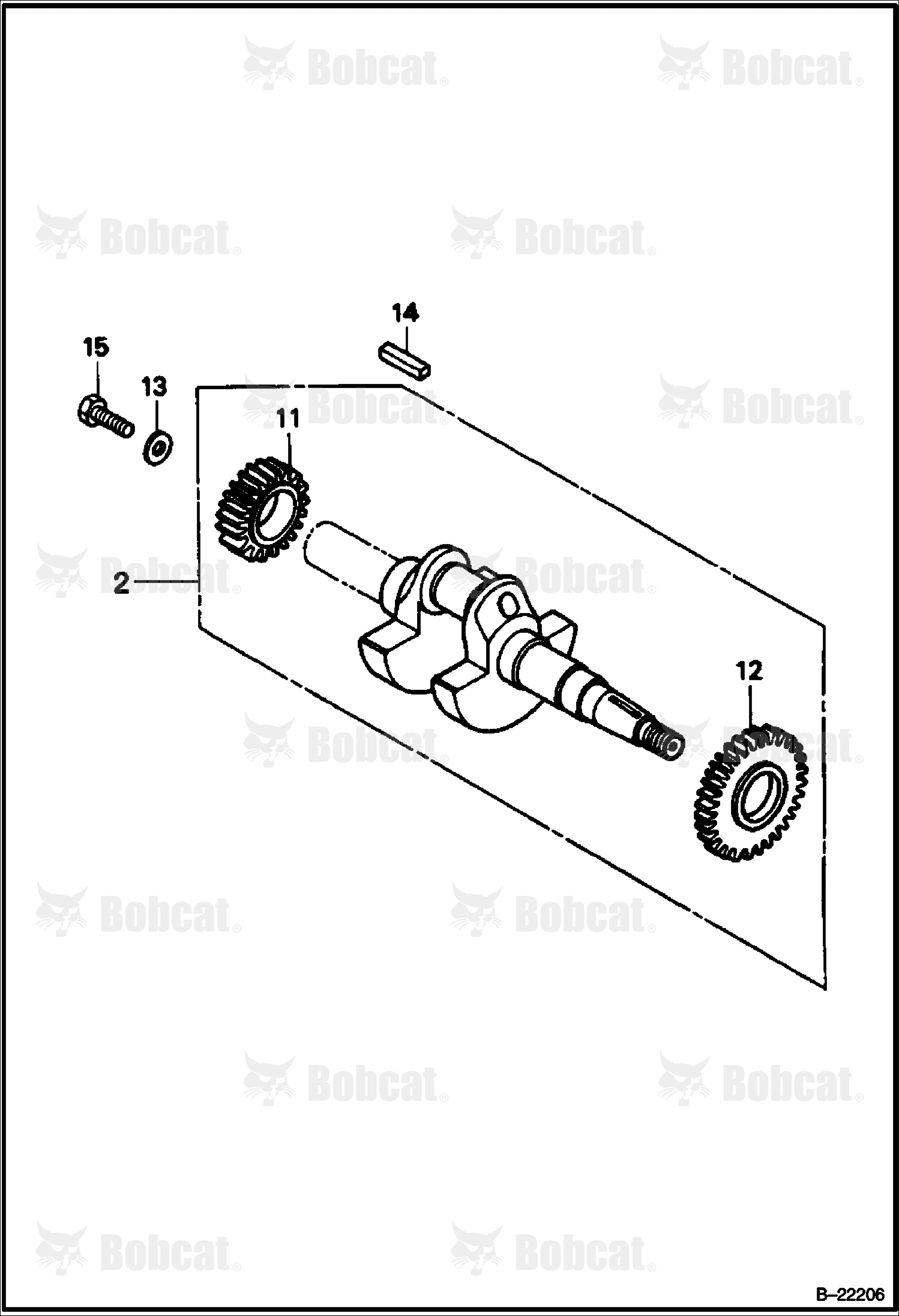 Honda Engine (Crankshaft) (Engine S/N OB6041 & Above)