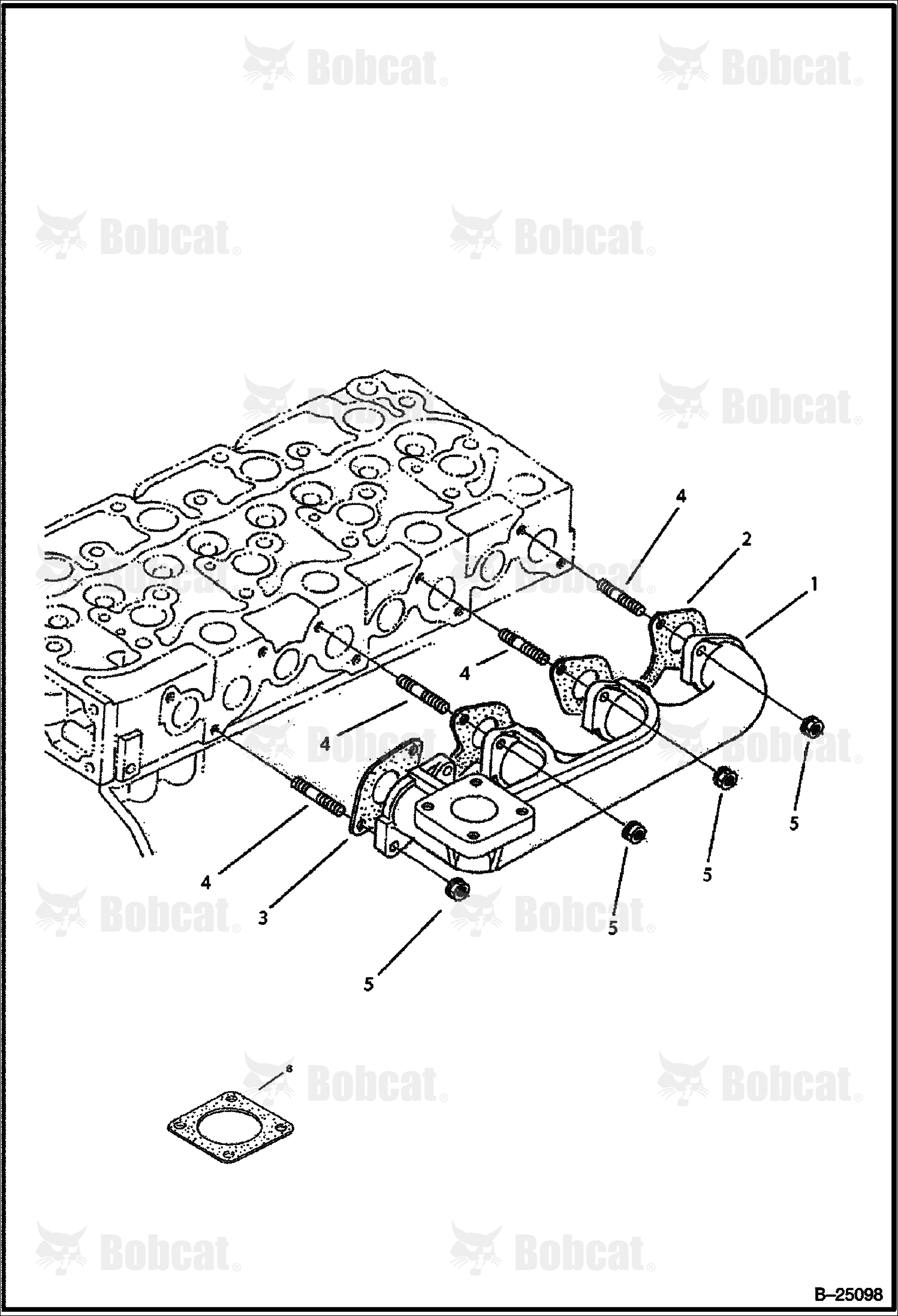 Exhaust Manifold (Tier II) 573211001 & Above