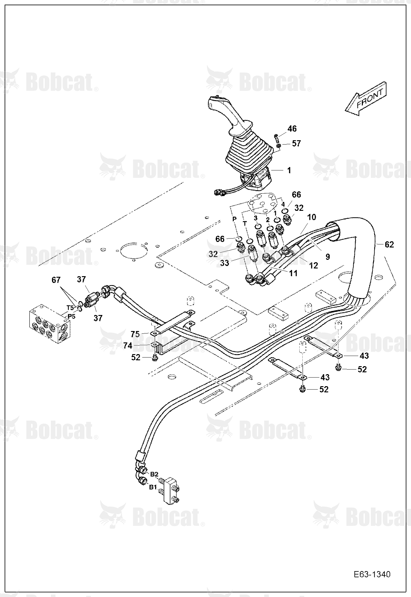 Hydraulic Circuitry (LH Joystick)
