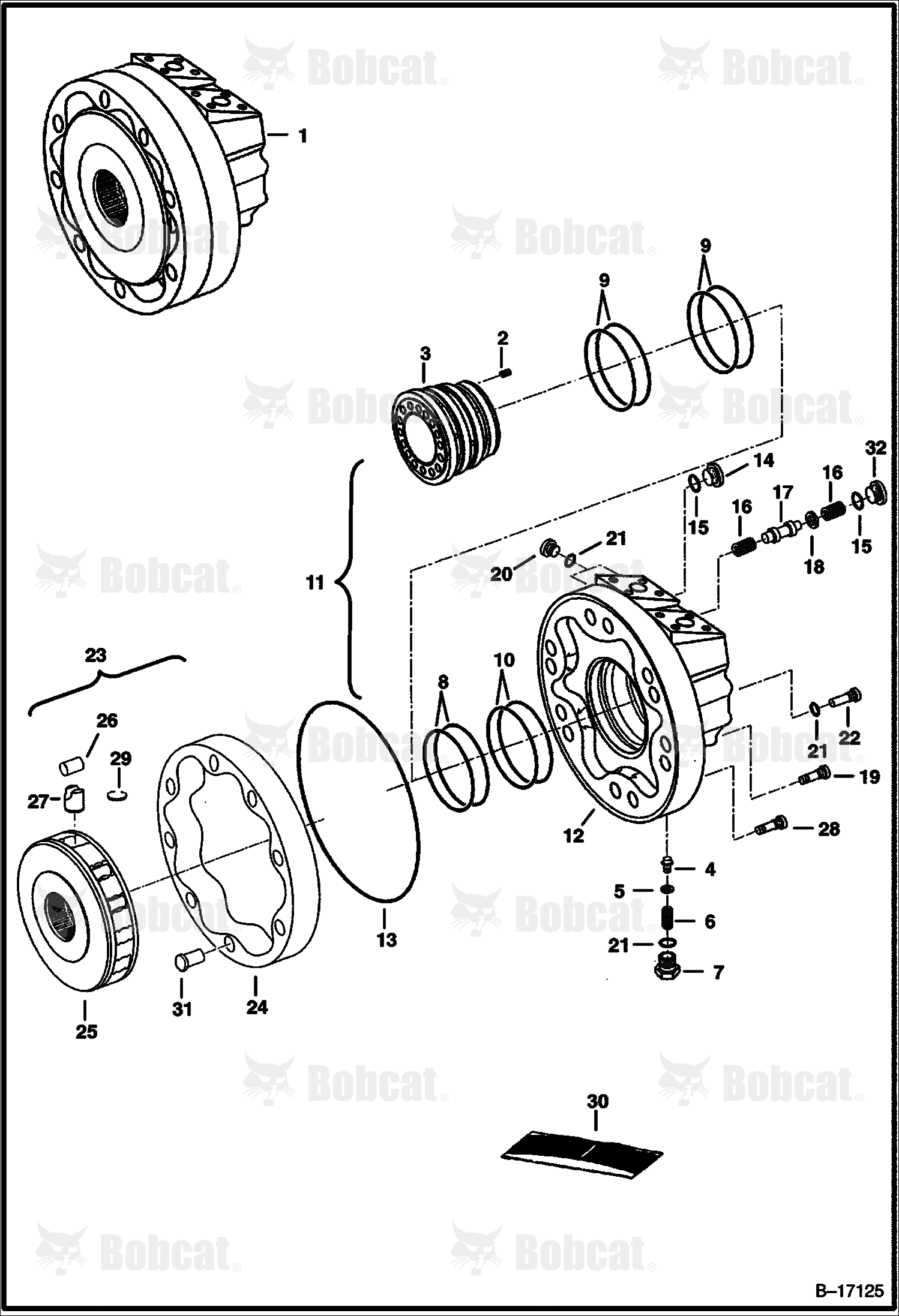 Hydrostatic Motor (Single Speed) (R921805322)