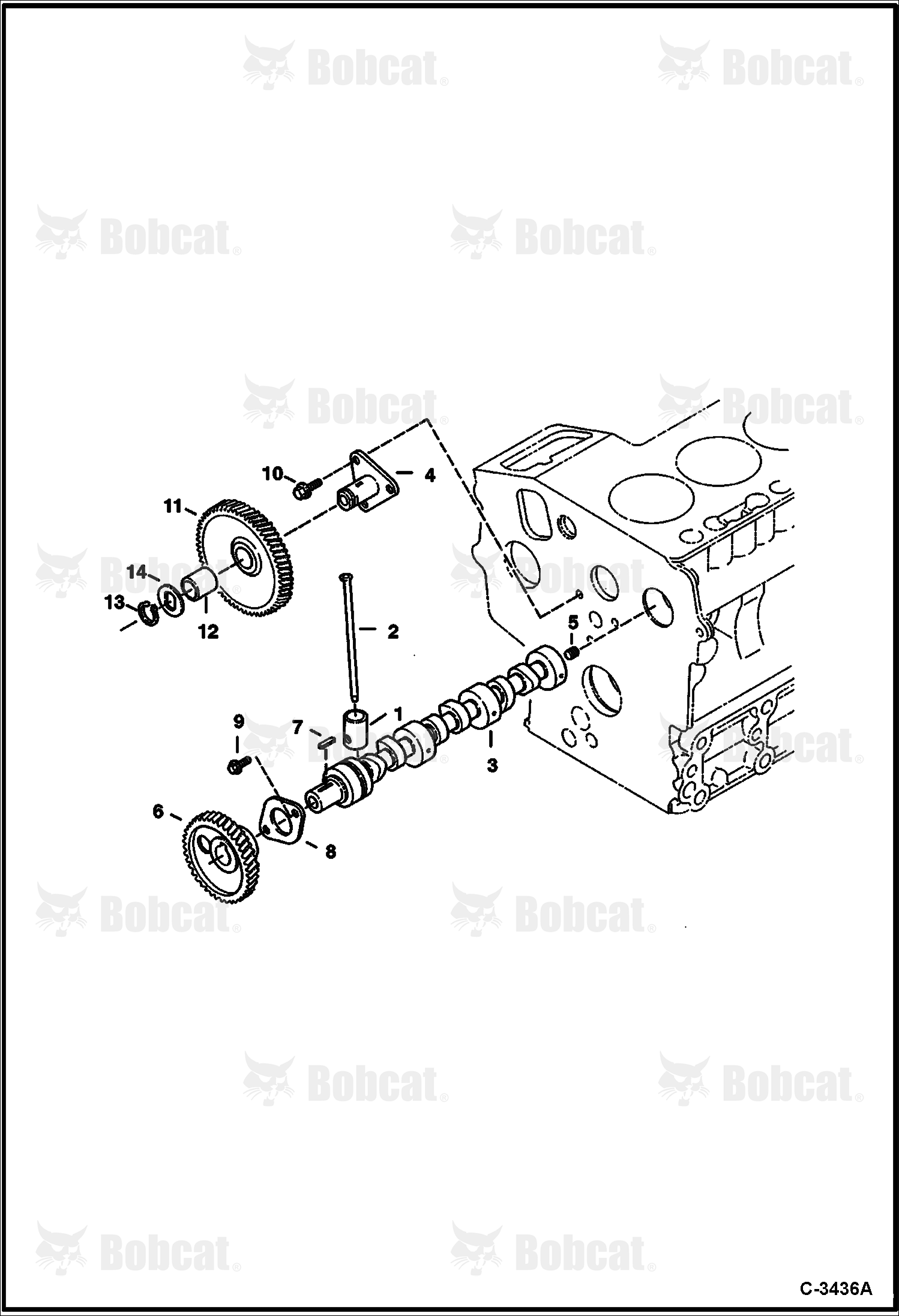 Camshaft (Kubota D722-E2B-BC-1)