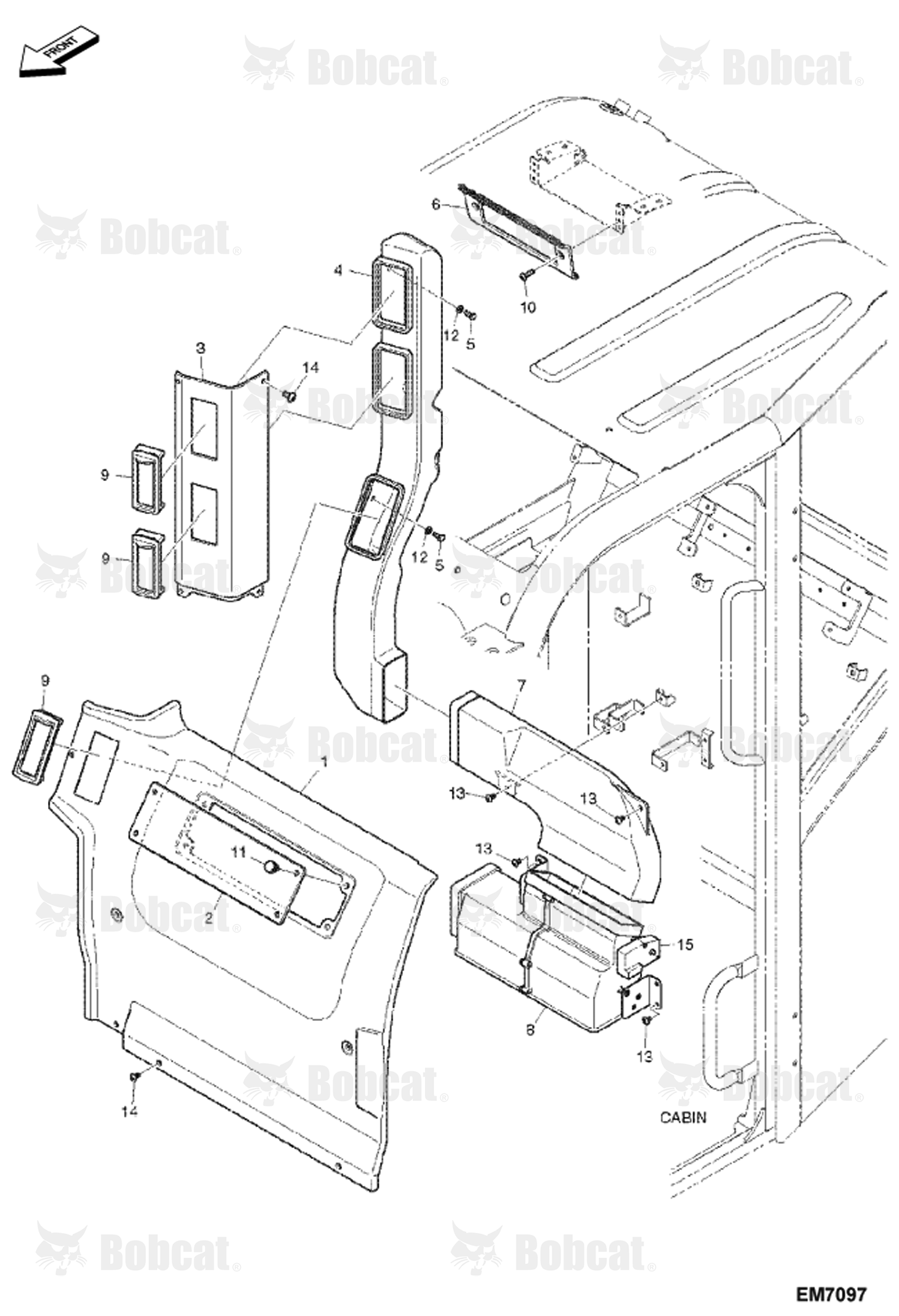 Air Conditioning (Rear Cover & Ducts)
