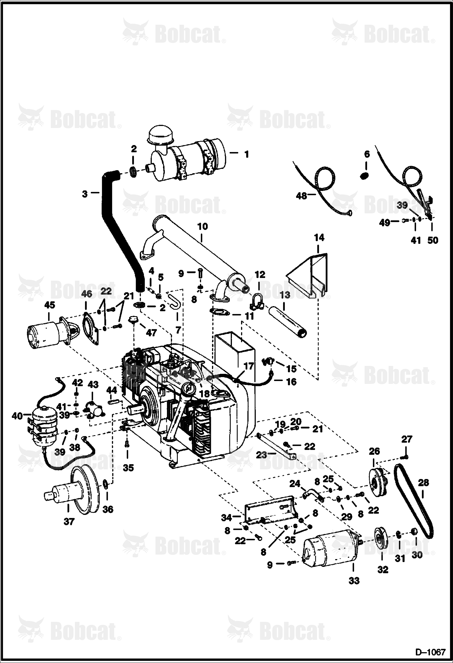 Onan Engine Attaching Parts