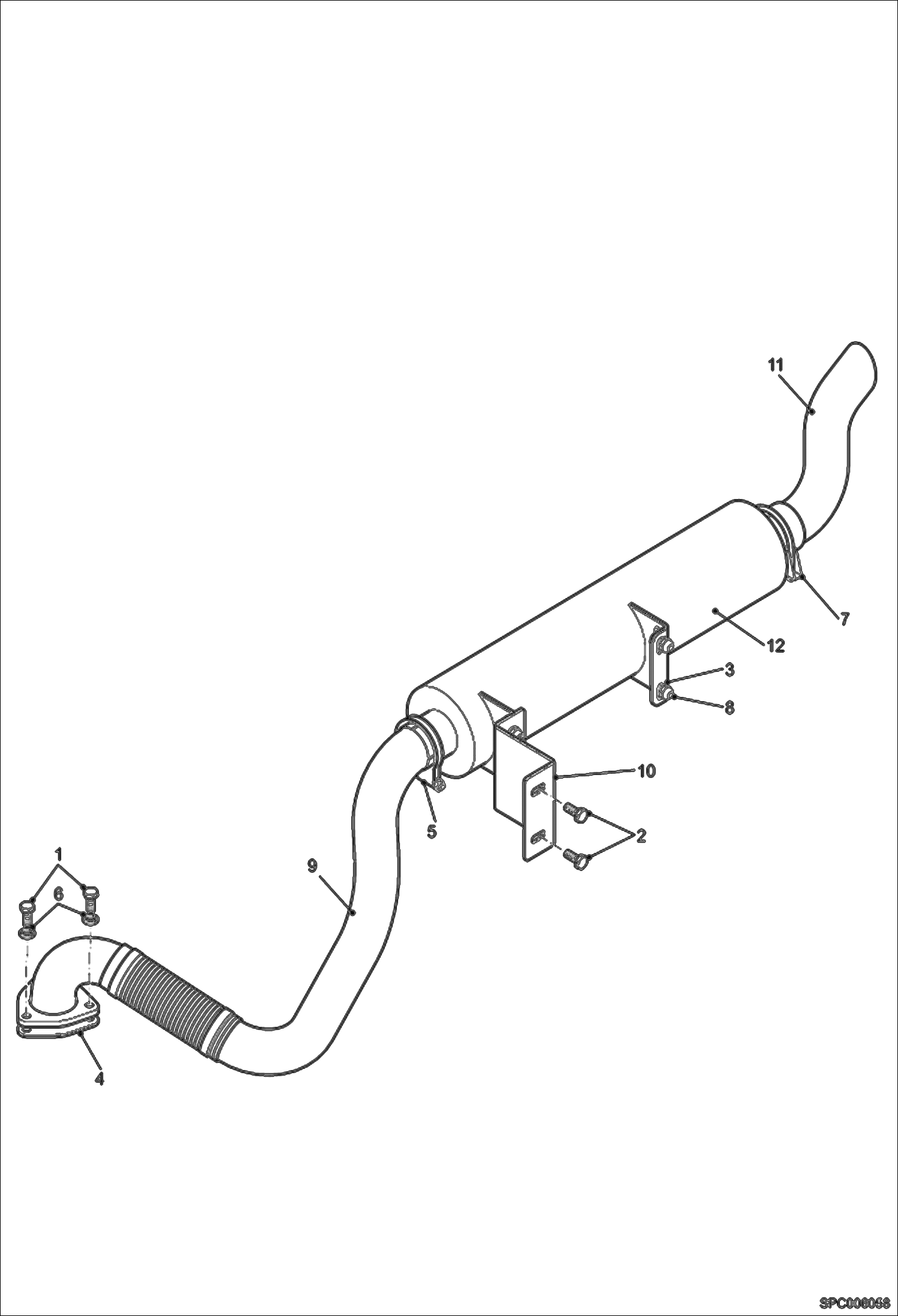 Exhaust System 363712001 & Above, 363812001 & Above