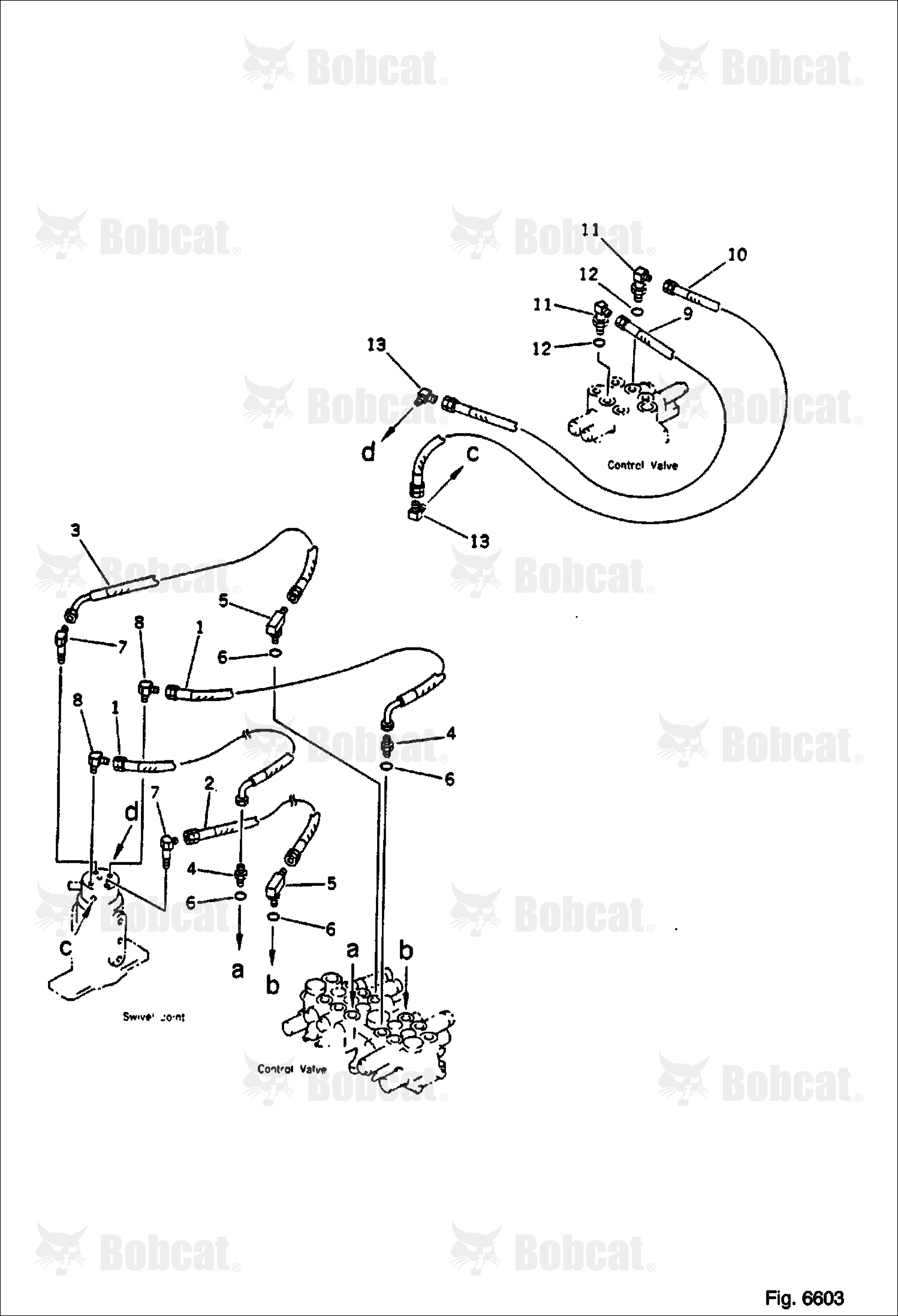 Hydraulic Piping ( Travel and Blade Line )