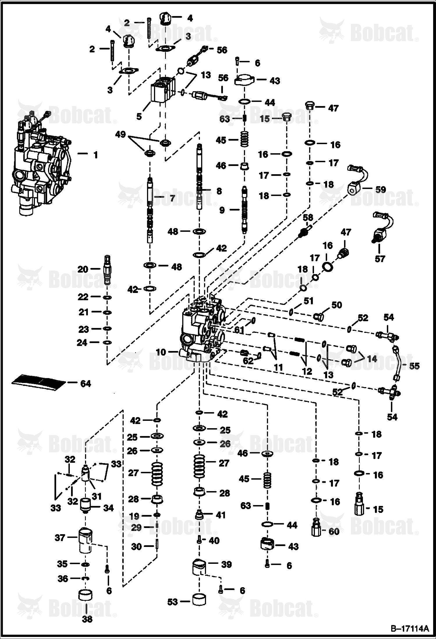 Hydraulic Control Valve (BICS Combo Valve)  515848434 & Above, 516227398 & Above