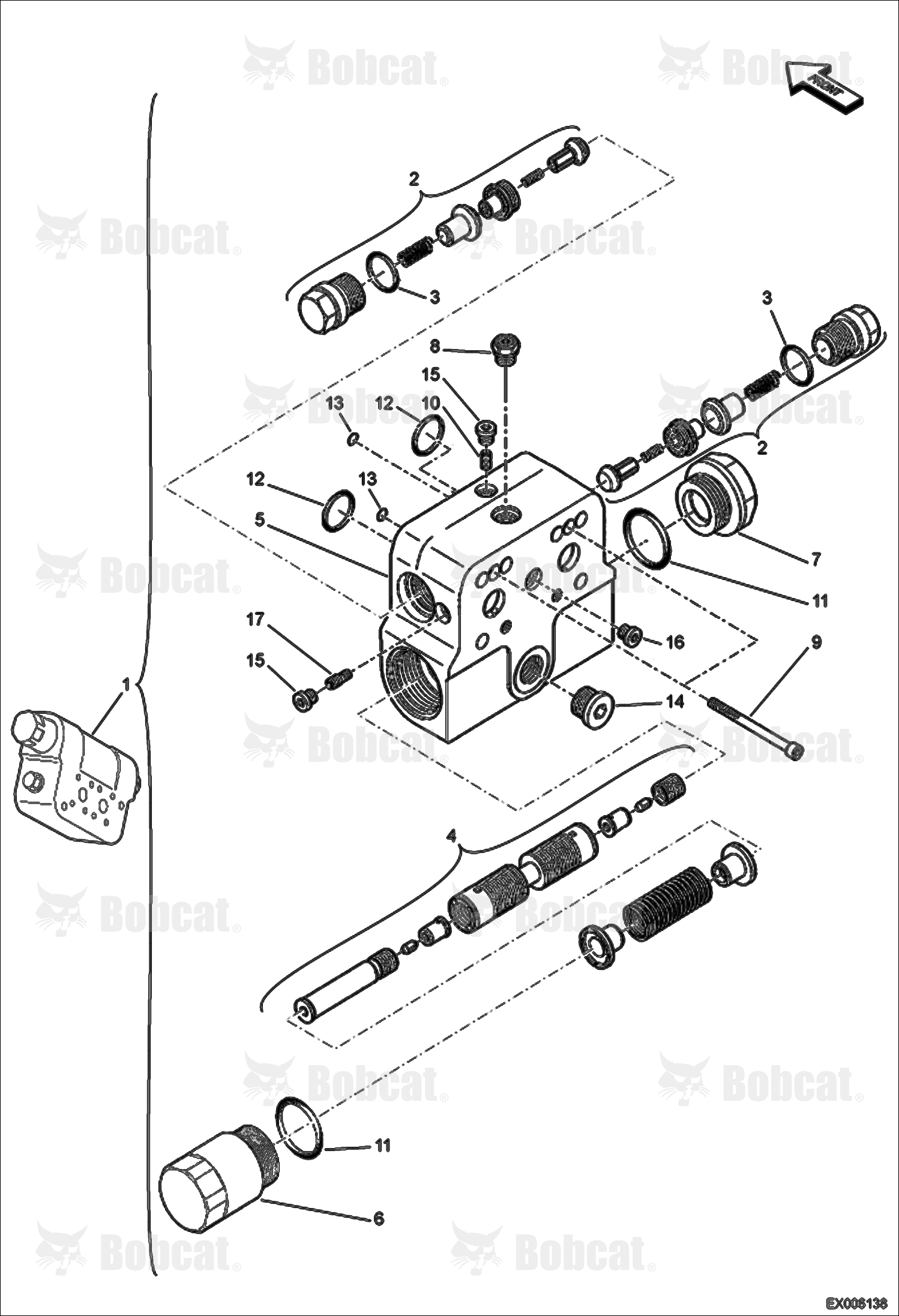 Drive Motor (Counterbalance Valve)