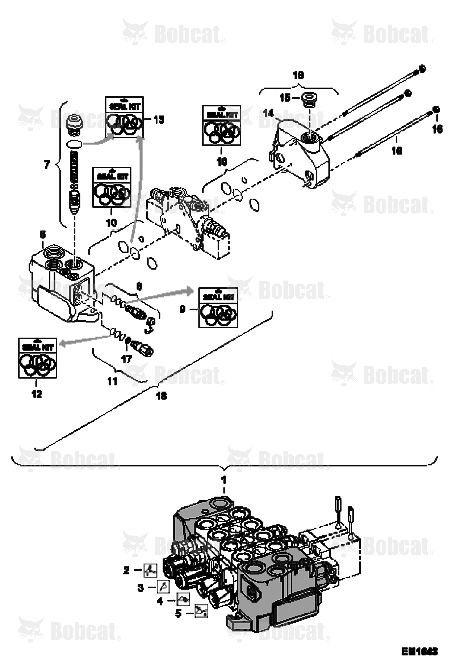 Hydraulic Control Valve (Assy) (Vendor Partnumber 08 401 218)