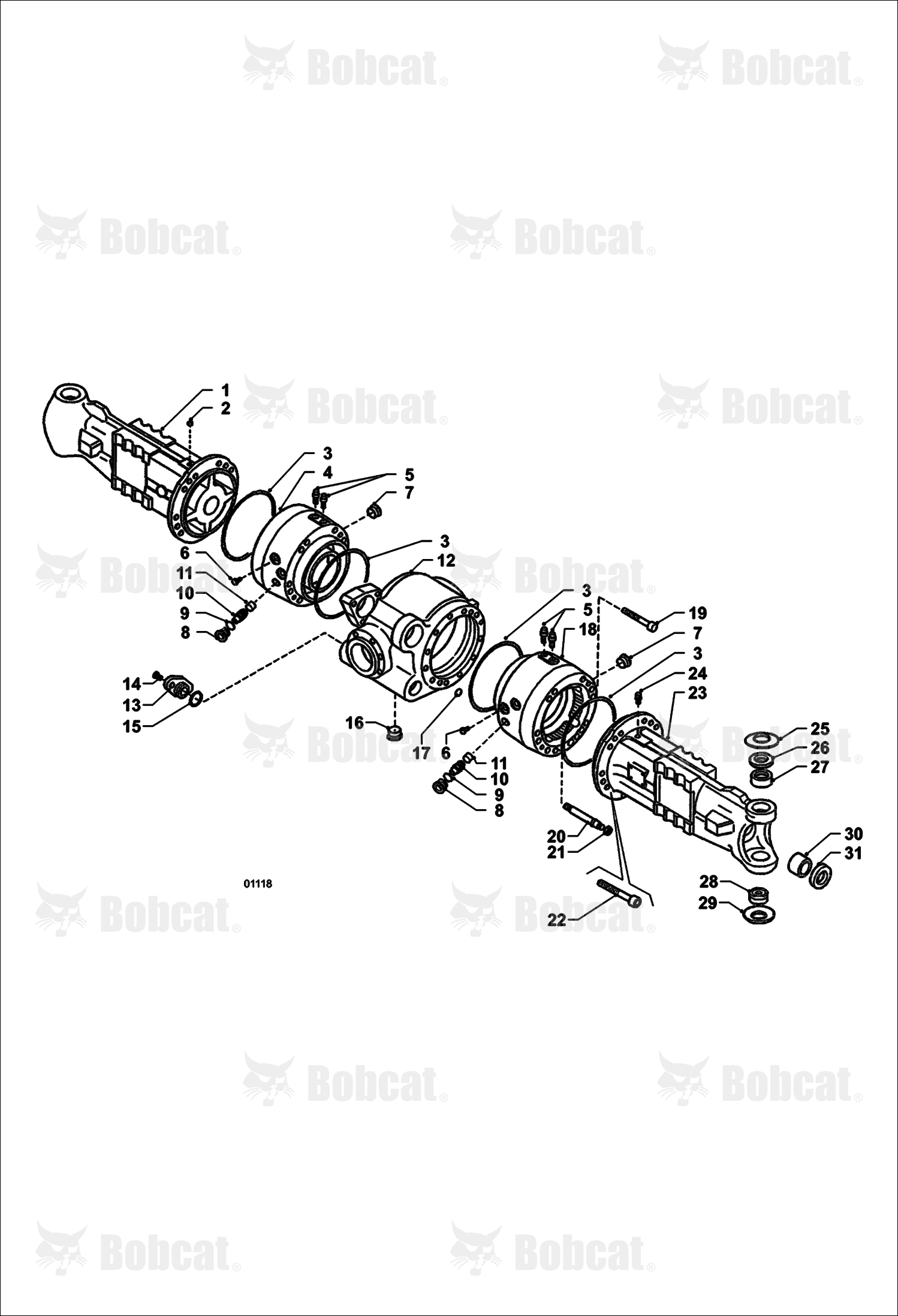 Front Axle - Housing