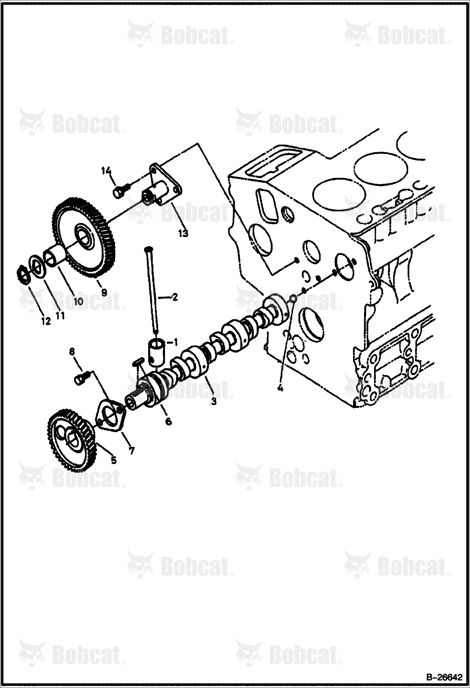 Camshaft (Kubota D722)